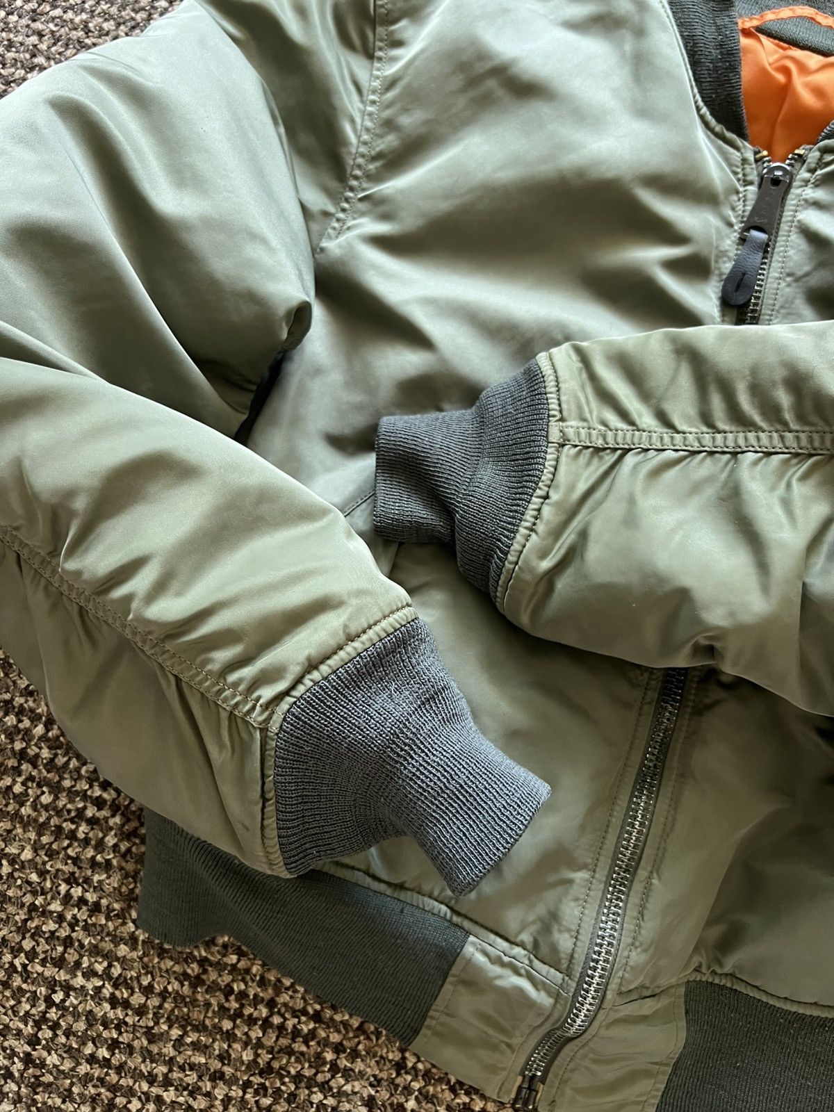 Alpha Industries Vintage Alpha Industries USAF MA-1 Reversible Bomber Jacket Size US M / EU 48-50 / 2 - 14 Thumbnail