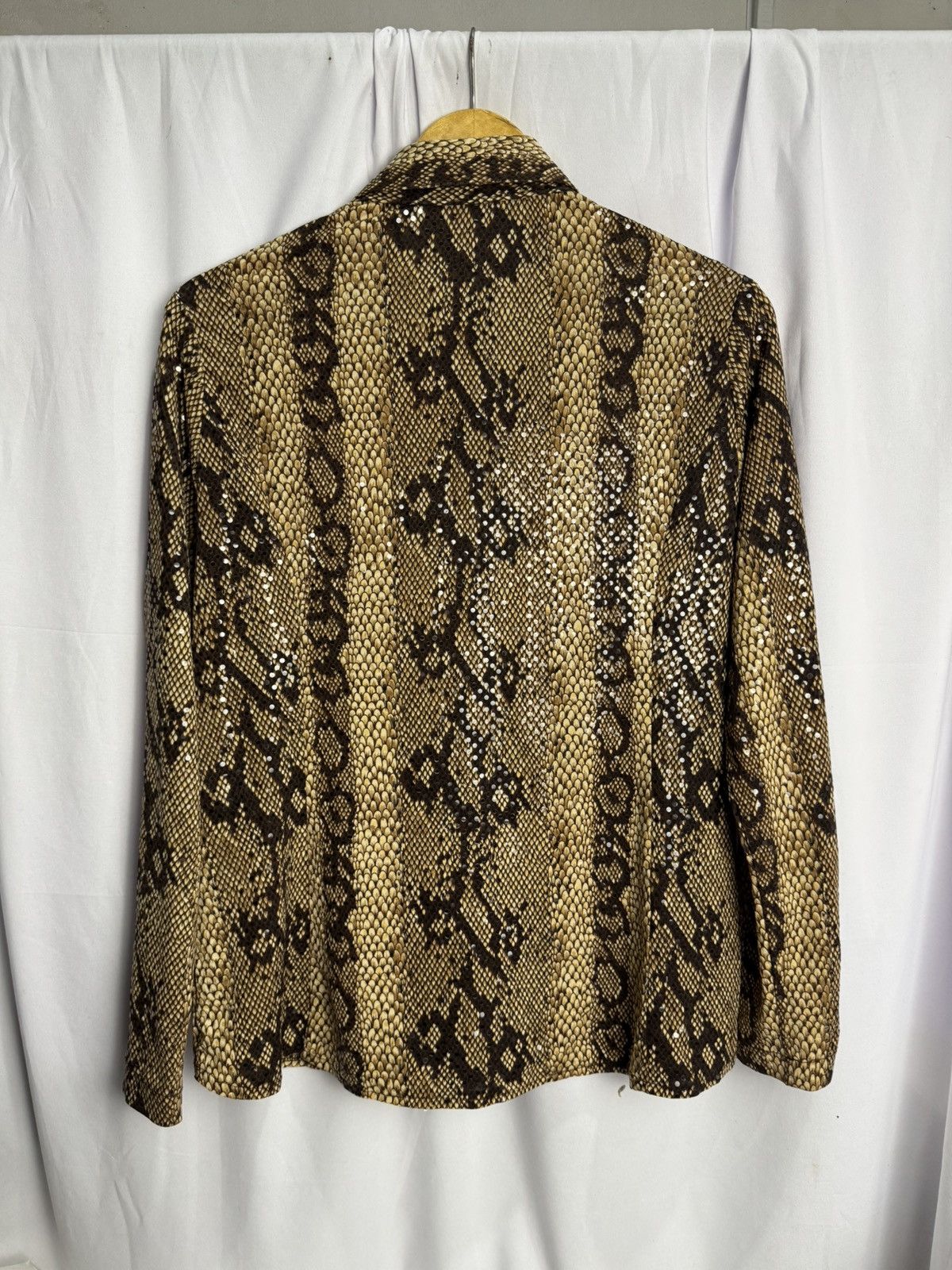 If Six Was Nine × Japanese Brand × Le Grande Bleu (L.G.B.) Japanese Python Snake Button Shirt Size US M / EU 48-50 / 2 - 3 Thumbnail