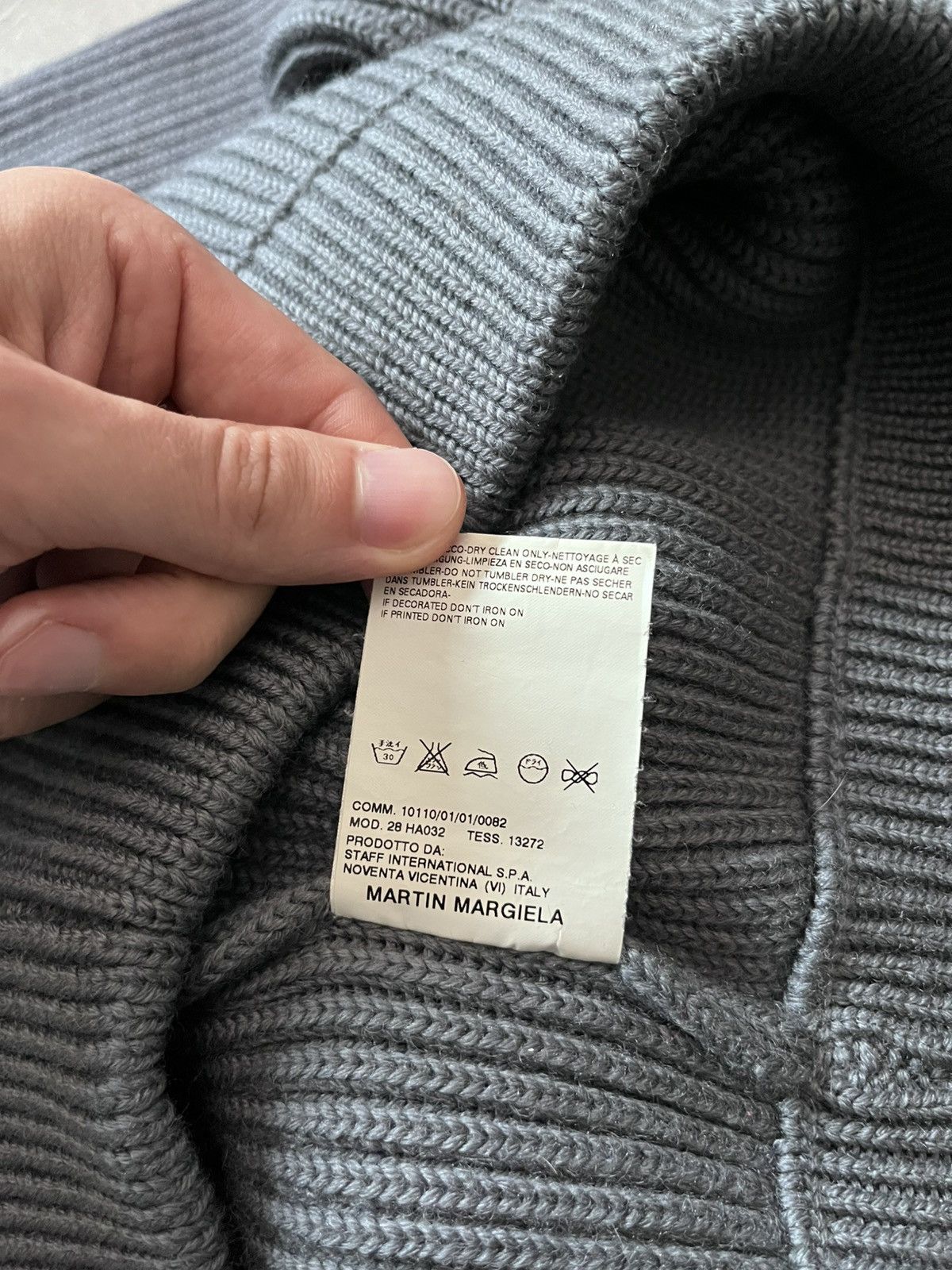 Maison Margiela Maison Margiela S/S 2008 Quarter zip Drivers wool sweater Size US M / EU 48-50 / 2 - 12 Thumbnail