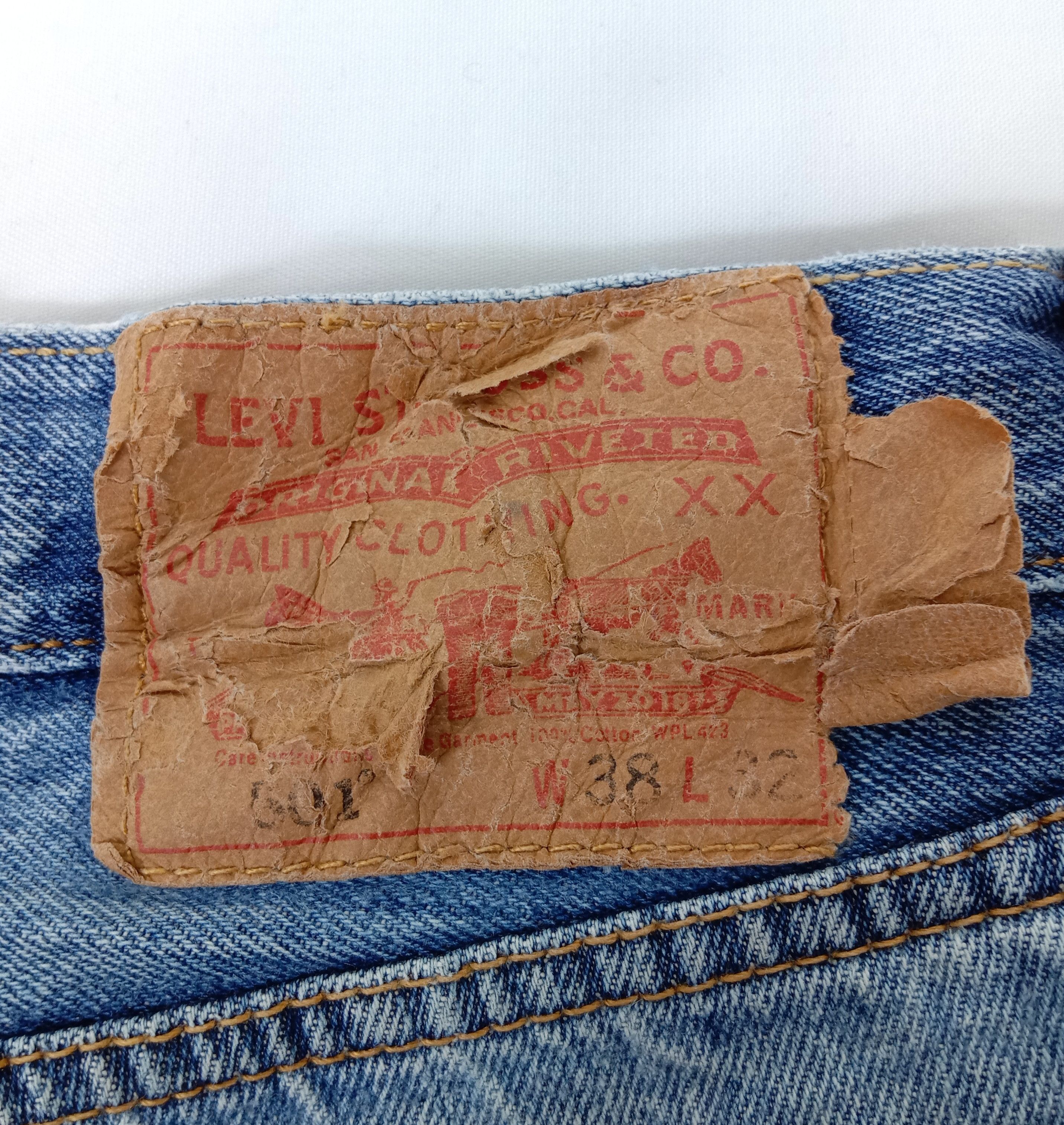 Levi's Vintage Levi's 501 Jeans Blue Wash Button Fly Denim Size US 38 / EU 54 - 16 Thumbnail