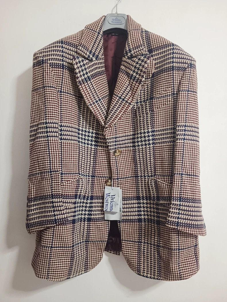 Vivienne Westwood Vivienne Westwood Plaid wool short coat Size M / US 6-8 / IT 42-44 - 1 Thumbnail