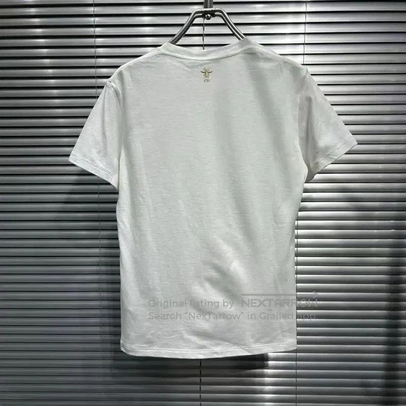 Dior Dior Summer Cream Cotton T-Shirt . Size S / US 4 / IT 40 - 2 Thumbnail