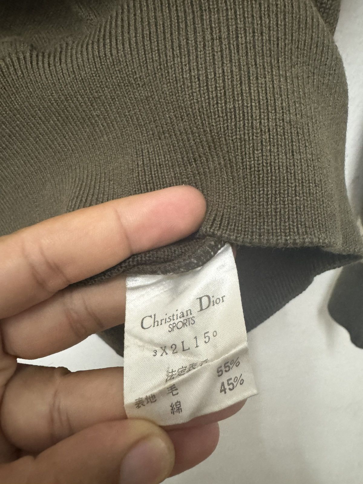 Christian Dior Monsieur Christian Dior Knit pullover Green Size US M / EU 48-50 / 2 - 5 Thumbnail