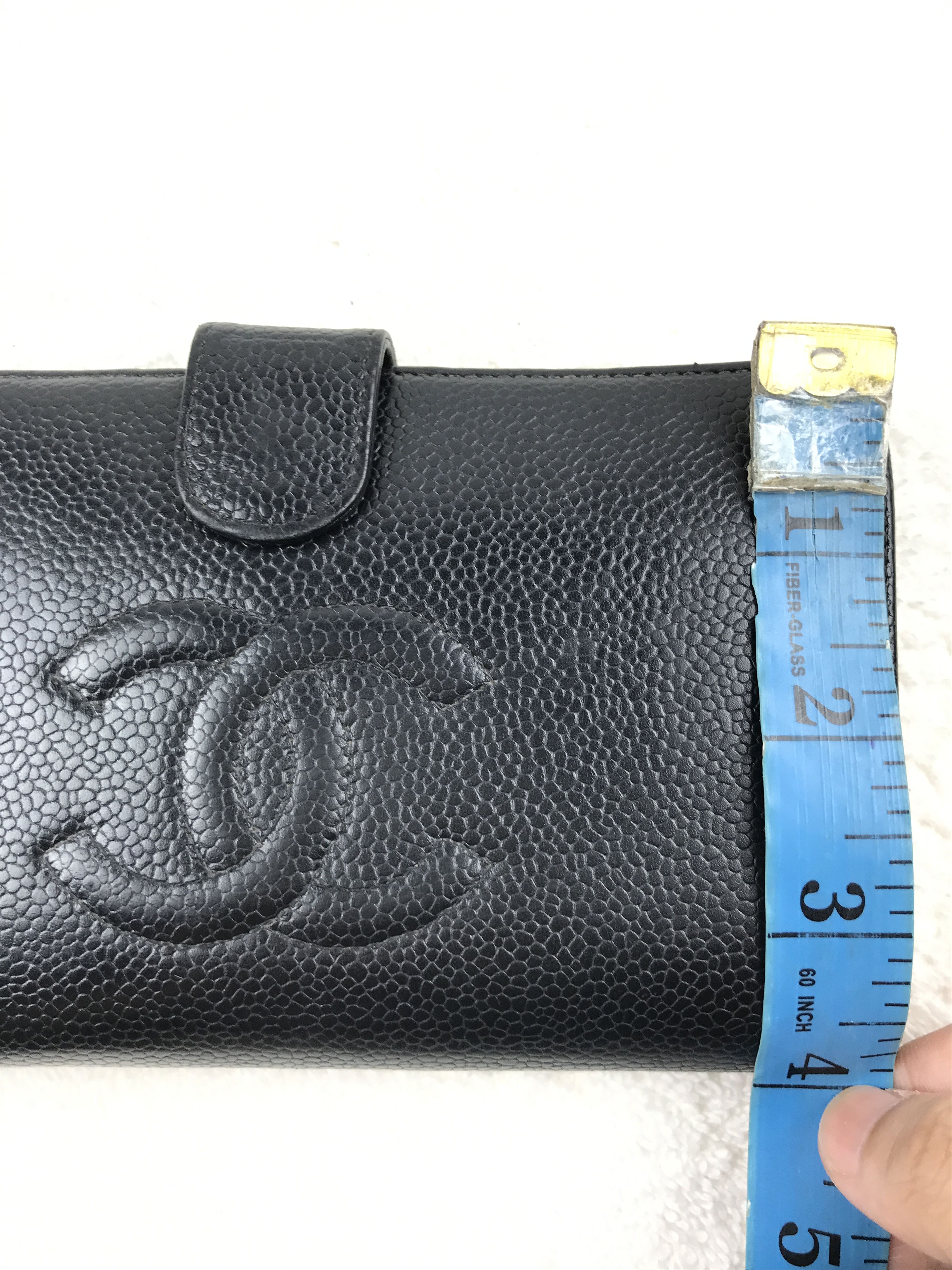 Chanel Chanel Black Caviar Leather CC Logo Bifold Wallet With Box Size ONE SIZE - 24 Thumbnail