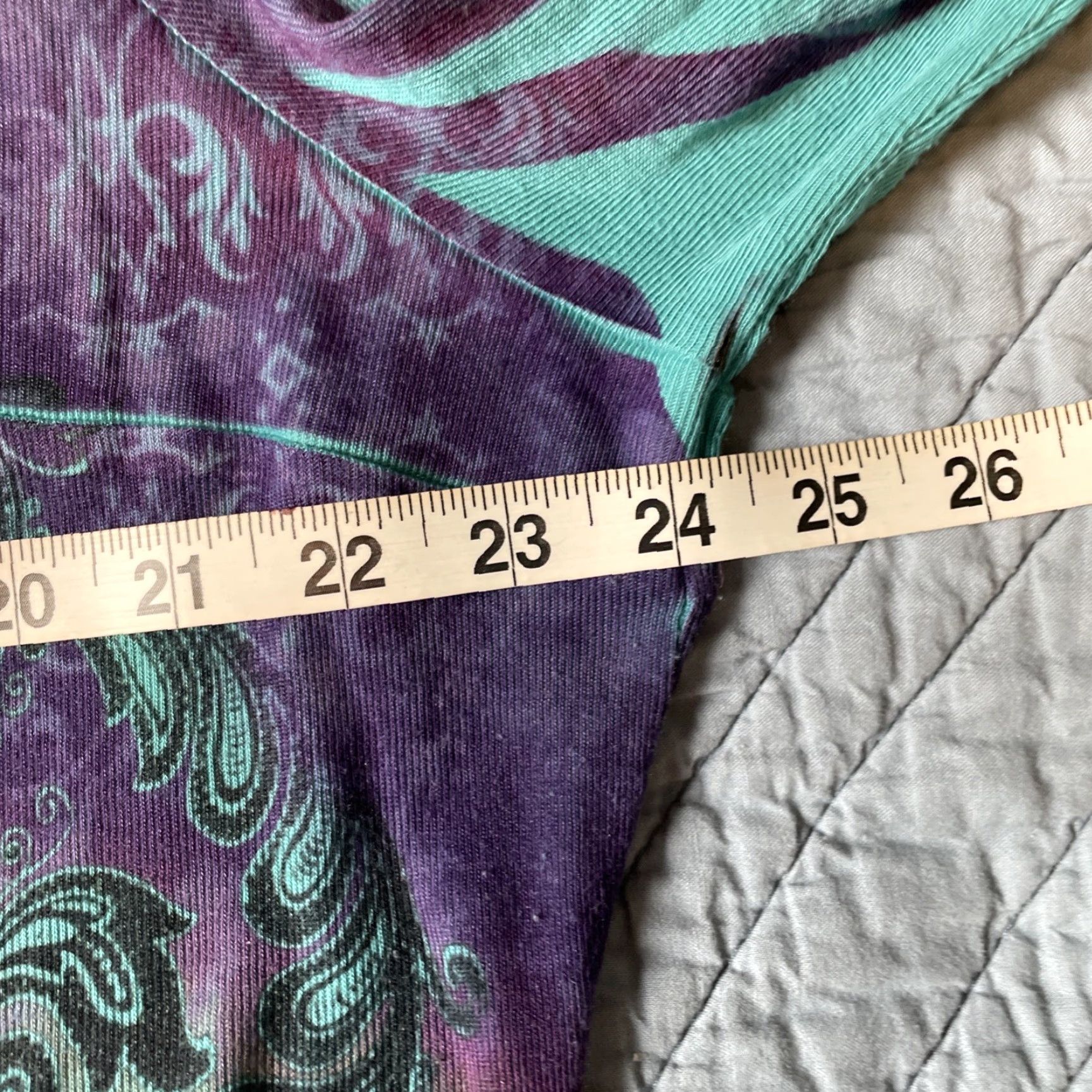 Altea One World Tunic Blouse Ladies 2XL Multicolor Fairy Grunge Bohemian Floral Long Sleeve Scoop Knit Pullover Christmas Style? Size XXL / US 16-18 / IT 52-54 - 7 Thumbnail