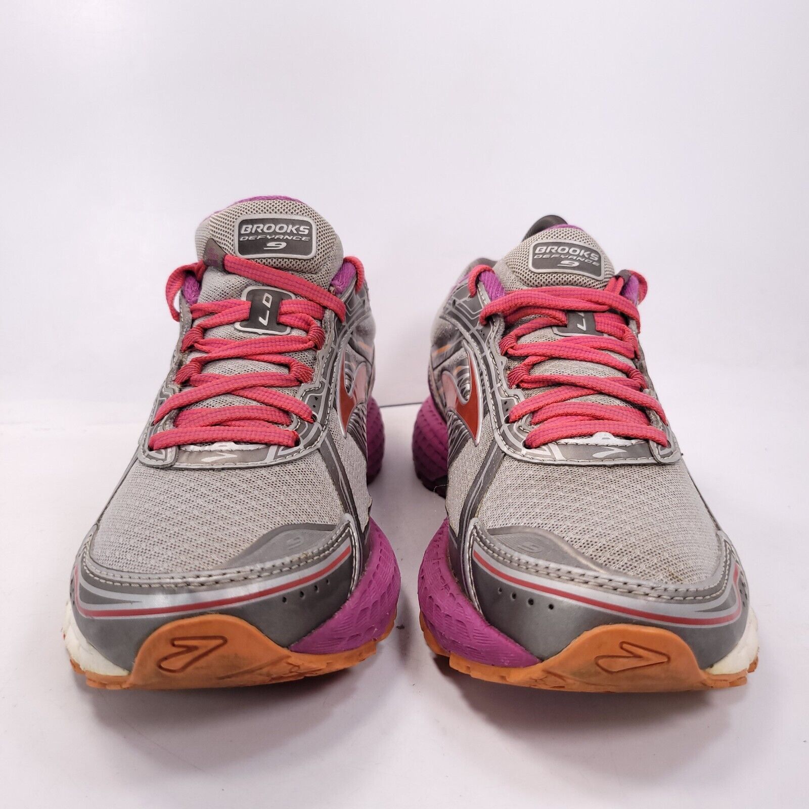Brooks Brooks Defyance 9 Shoe Womens Size 8.5 1202051B003 Gray Pink Size US 8.5 / IT 38.5 - 2 Thumbnail
