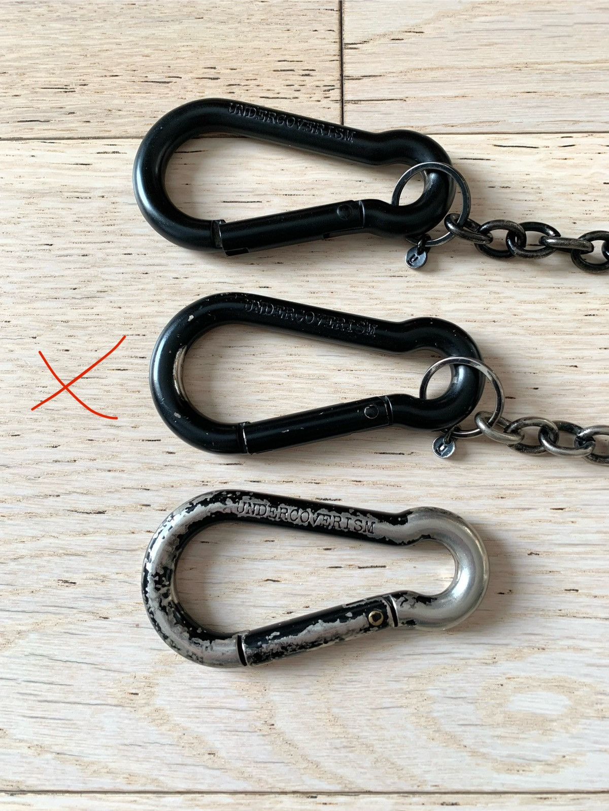 Undercover Undercover AW03 “Paper Doll” Wallet Chain and Carabiner Size ONE SIZE - 5 Thumbnail