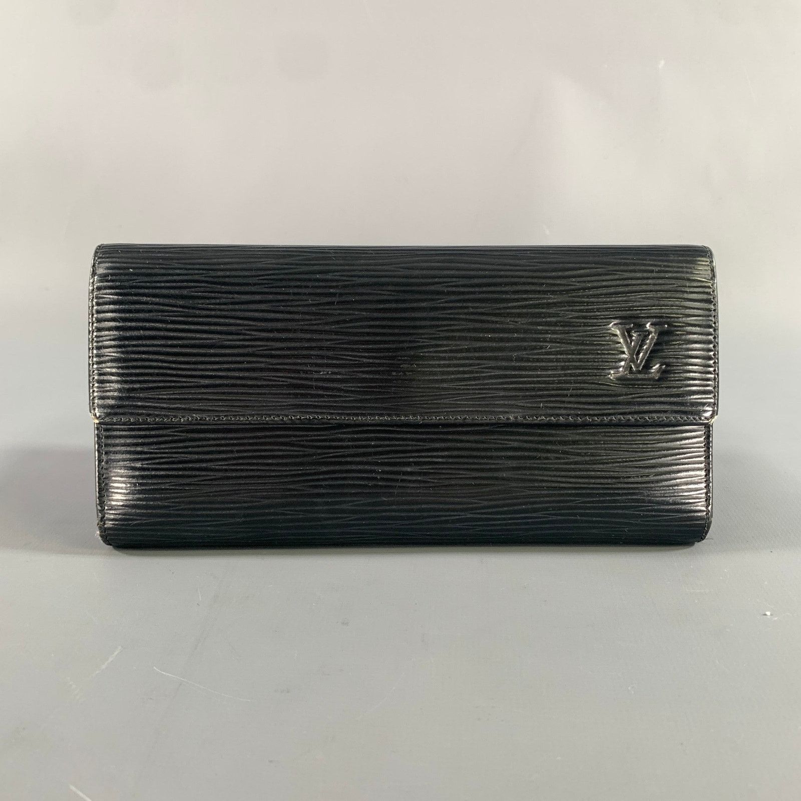 Louis Vuitton LOUIS VUITTON Black Epi Leather Wallet Size ONE SIZE - 1 Thumbnail