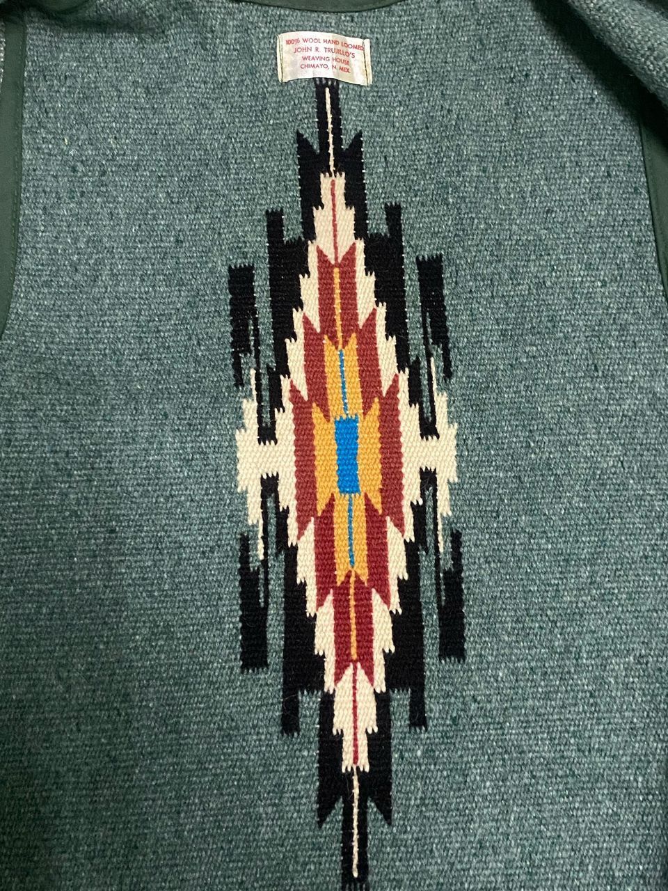 Handmade × Vintage Vintage John R Trujillos Weaving House Chimayo N Mex Vest Size US M / EU 48-50 / 2 - 17 Thumbnail
