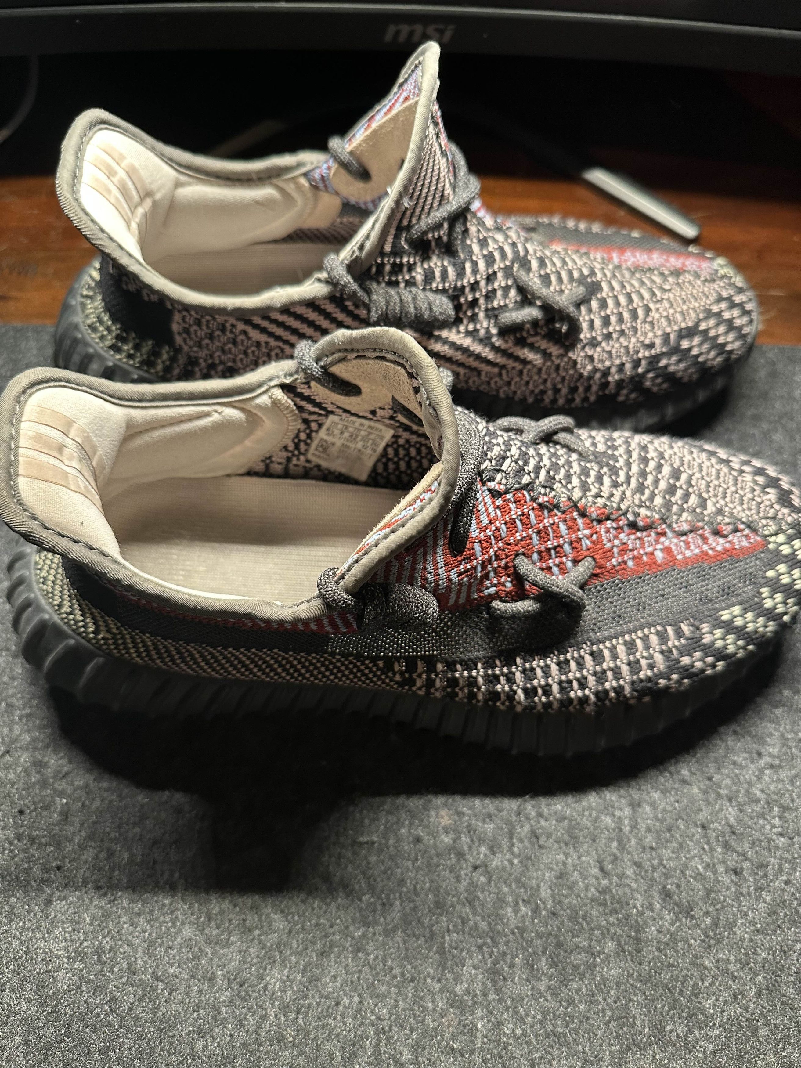 Adidas × Kanye West Yeezy Boost 350 V2 Yecheil Non-Reflective - Men's Size 8.5 Size US 8.5 / EU 41-42 - 4 Thumbnail