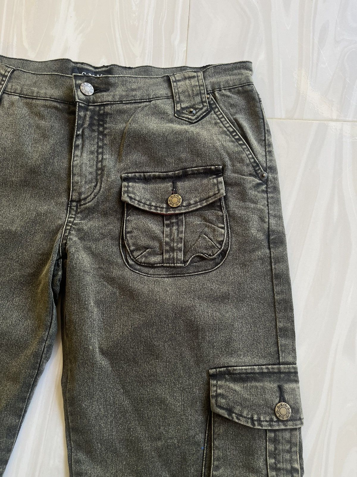 Hysteric Glamour × Japanese Brand Y2k S.X.Y. Flared denim Size US 34 / EU 50 - 4 Thumbnail