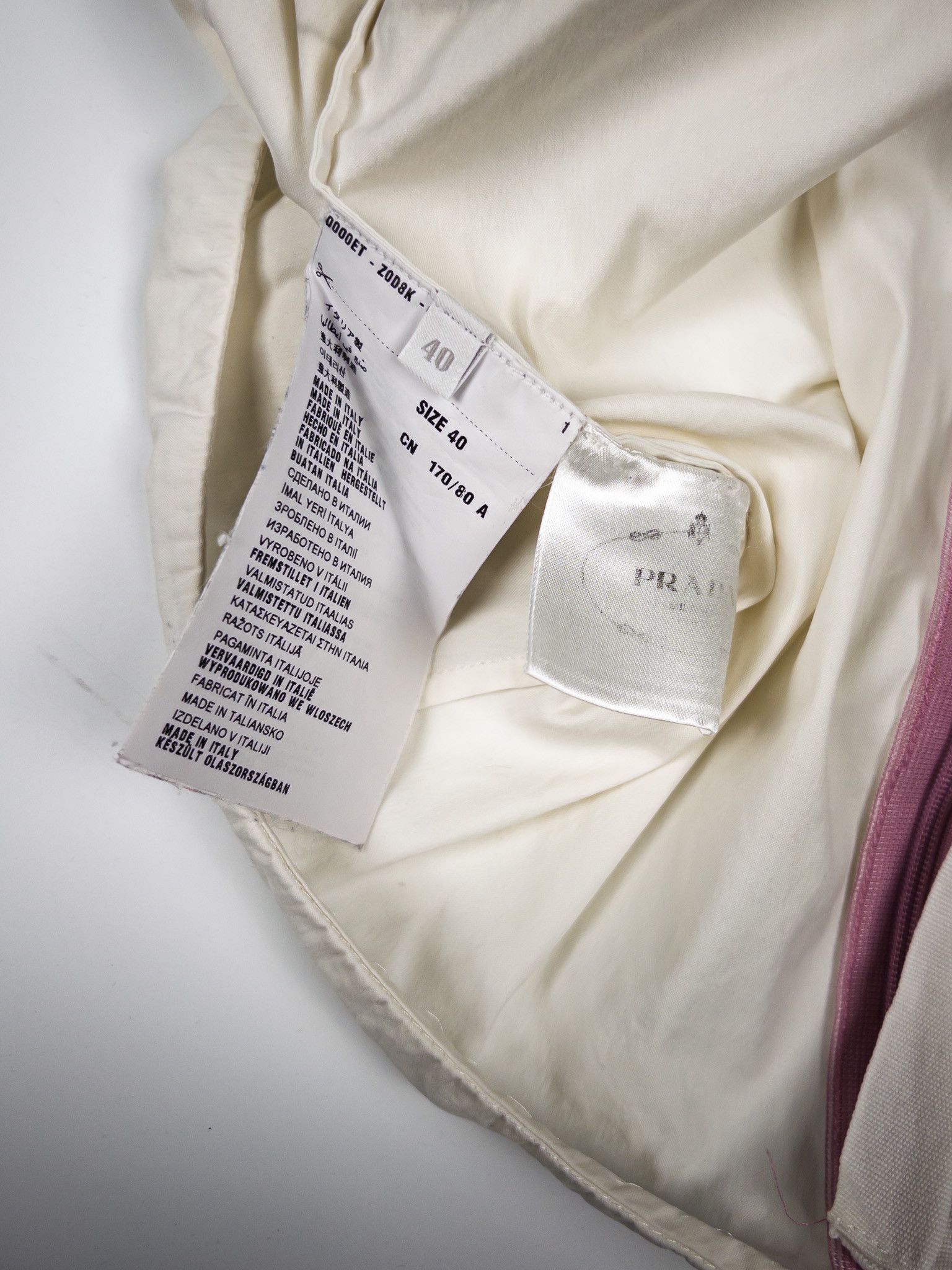 Prada Prada Embroidered Floral Cotton Sleeveless Top White IT 40 Size S / US 4 / IT 40 - 4 Thumbnail
