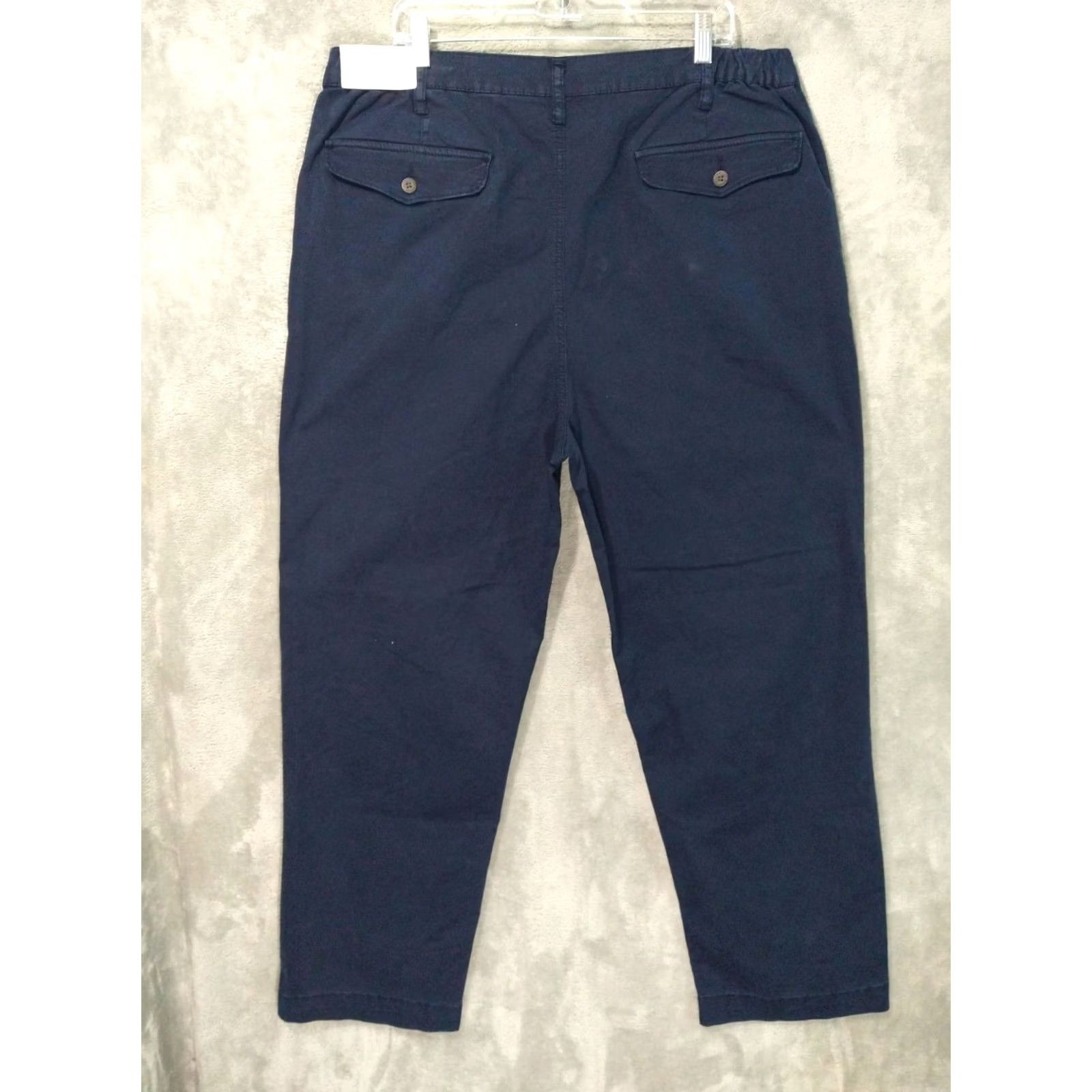 American Eagle Outfitters American Eagle Outfitters Pants Mens 38x34 Navy Blue Chino Loose Flex Easy Care Stretch Size US 38 / EU 54 - 2 Thumbnail