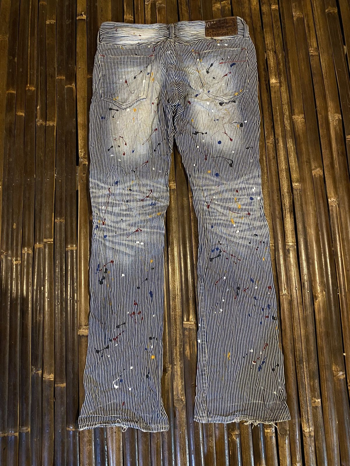 14th Addiction × 20471120 × If Six Was Nine VAROS DENIM PANTS Size US 34 / EU 50 - 3 Thumbnail