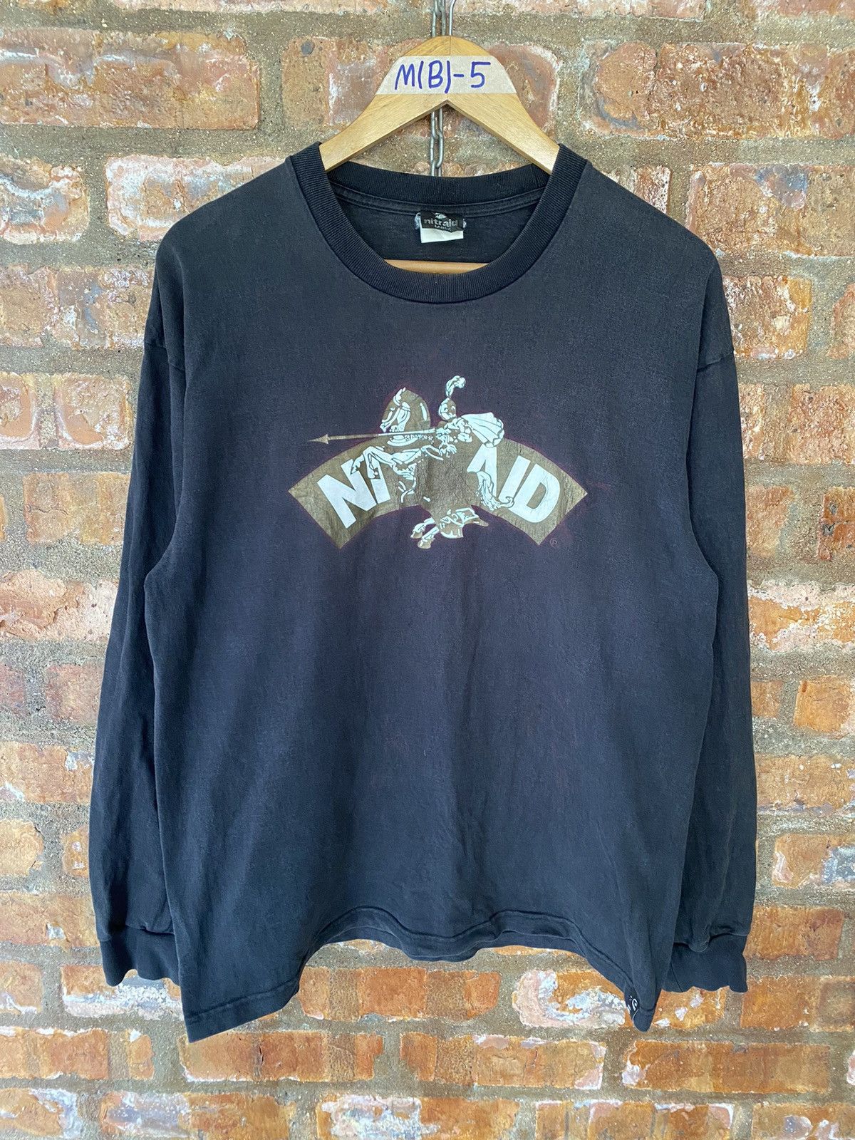 Japanese Brand × Nitraid × PHENOMENON 2000s Nitraid Japan Knight of temple shirt Size US L / EU 52-54 / 3 - 2 Thumbnail