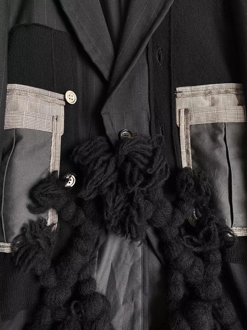 Comme des Garcons Comme Des Garcons Splicing knot suit jacket Size XS / US 0-2 / IT 36-38 - 4 Thumbnail
