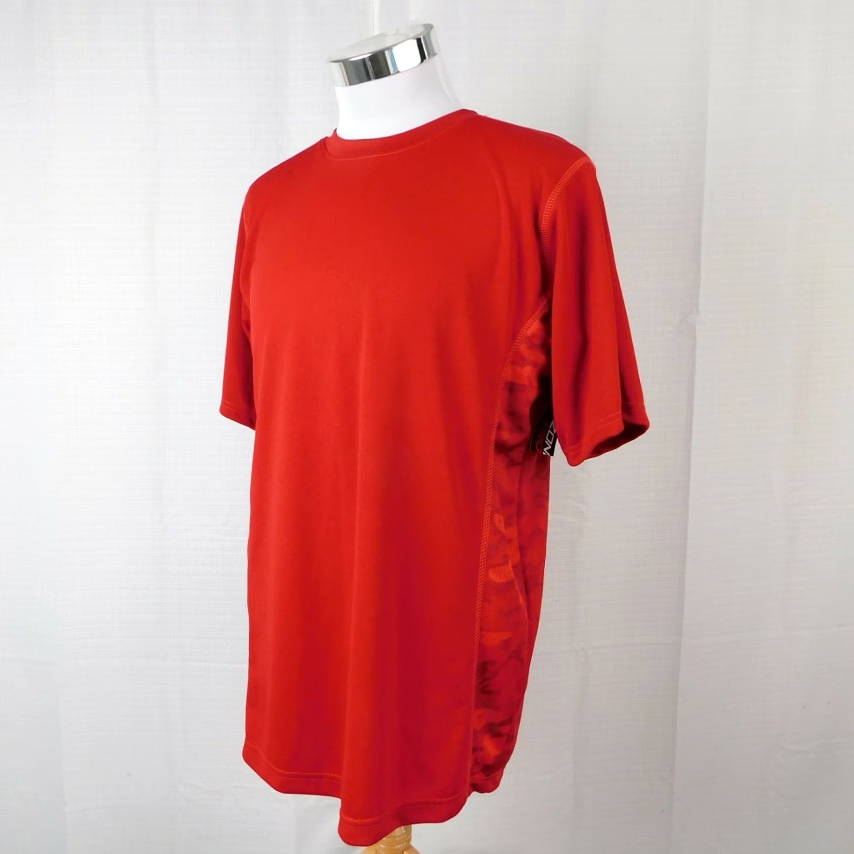 Vintage Zone Pro Sport T-Shirt Men's Short Sleeve Red 2XL Camouflage-Back Sport 100% Polyester Crew Neck Casual Sleeve Basic Activewear Shirt Mens Size US XXL / EU 58 / 5 - 2 Thumbnail