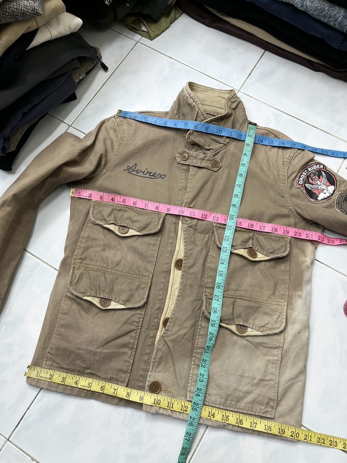 Avirex 🔥🔥🔥STEALS AVIREX MILITARY UTILITY JACKET Size US M / EU 48-50 / 2 - 21 Thumbnail