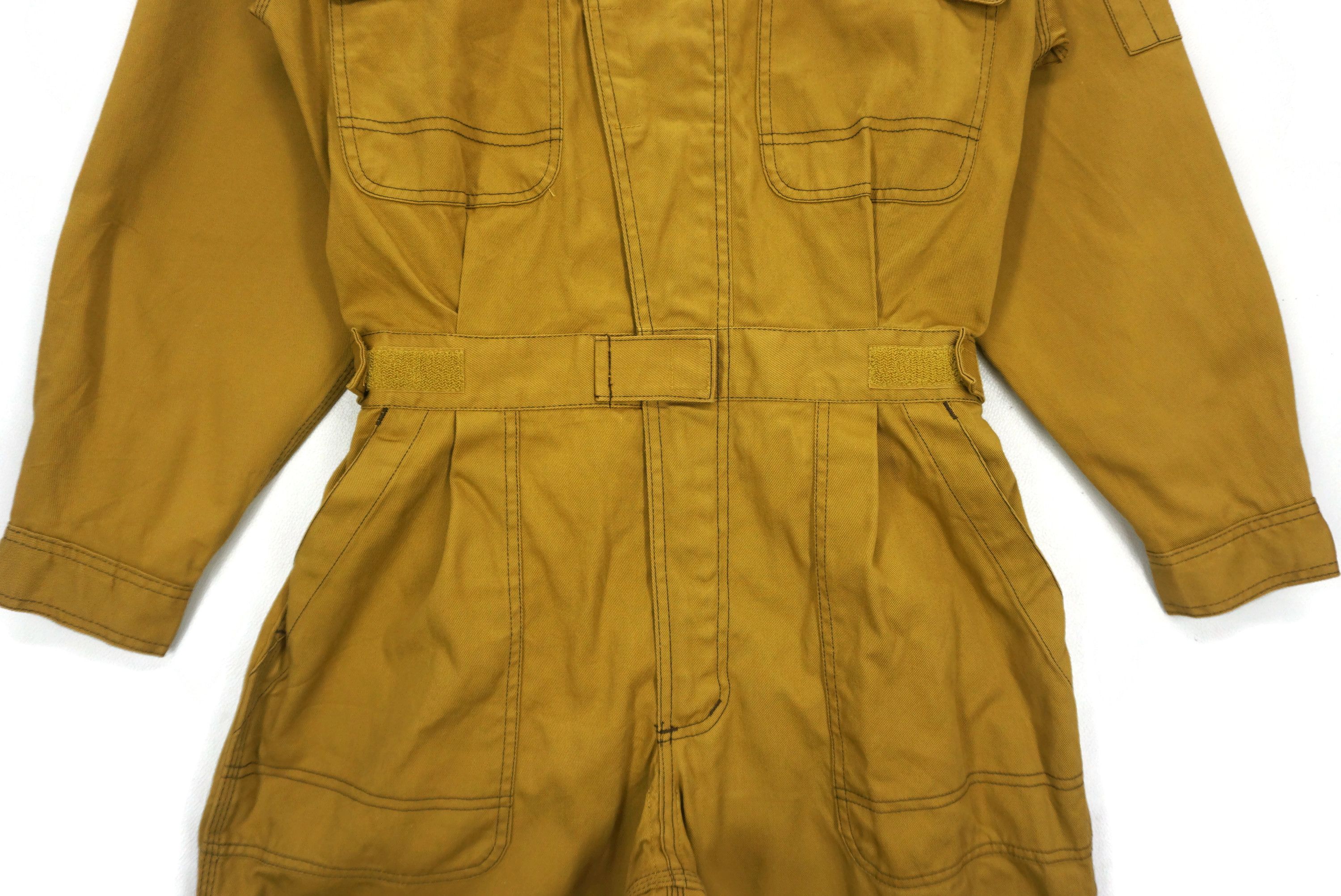 Japanese Brand Vintage Toyota Tokyo Mechanics Coveralls Earth Tone Jumpsuit Size US 32 / EU 48 - 6 Thumbnail