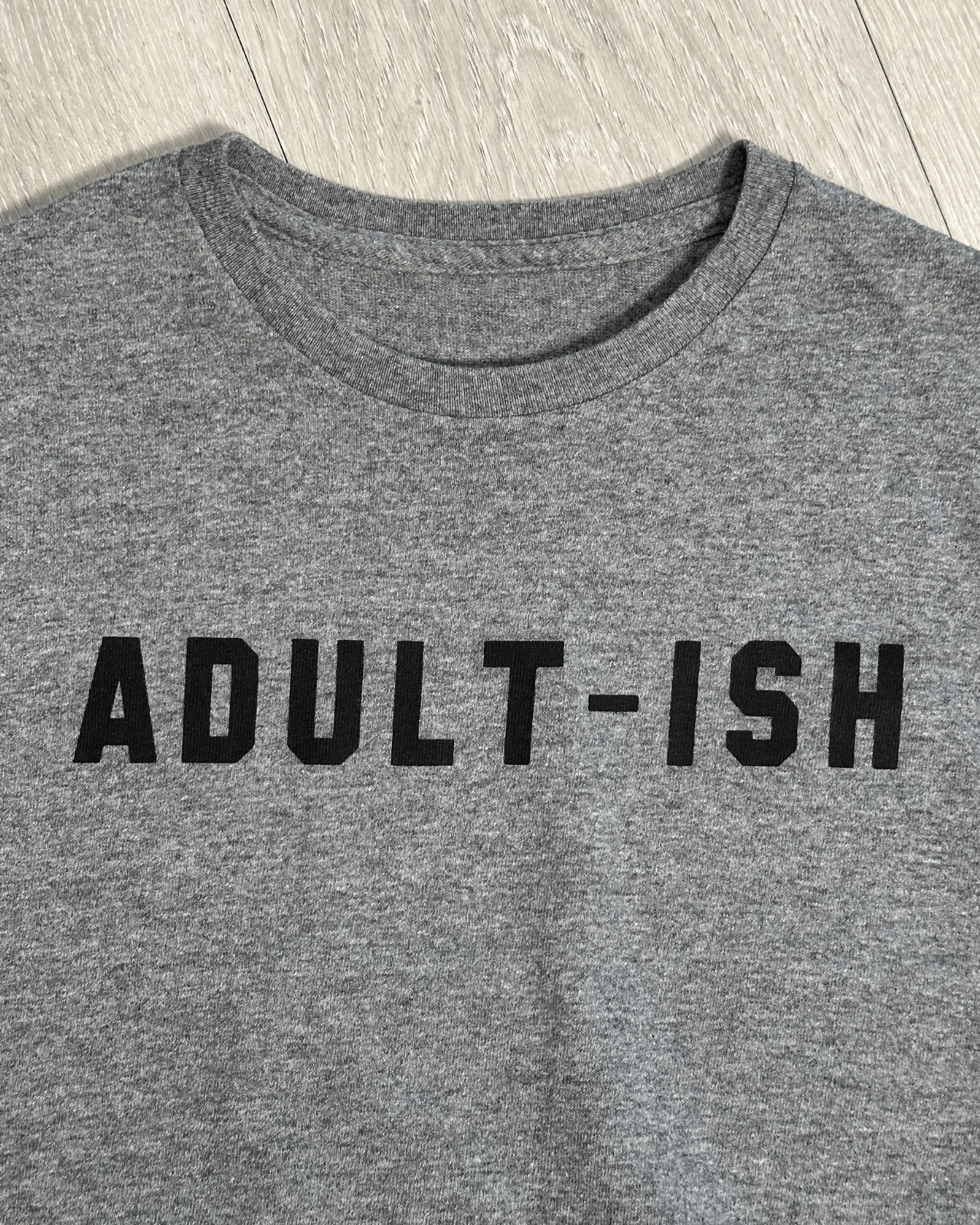 Vintage Vintage Adult-Ish Humor Funny Gray T-Shirt Size Small Size US S / EU 44-46 / 1 - 3 Thumbnail