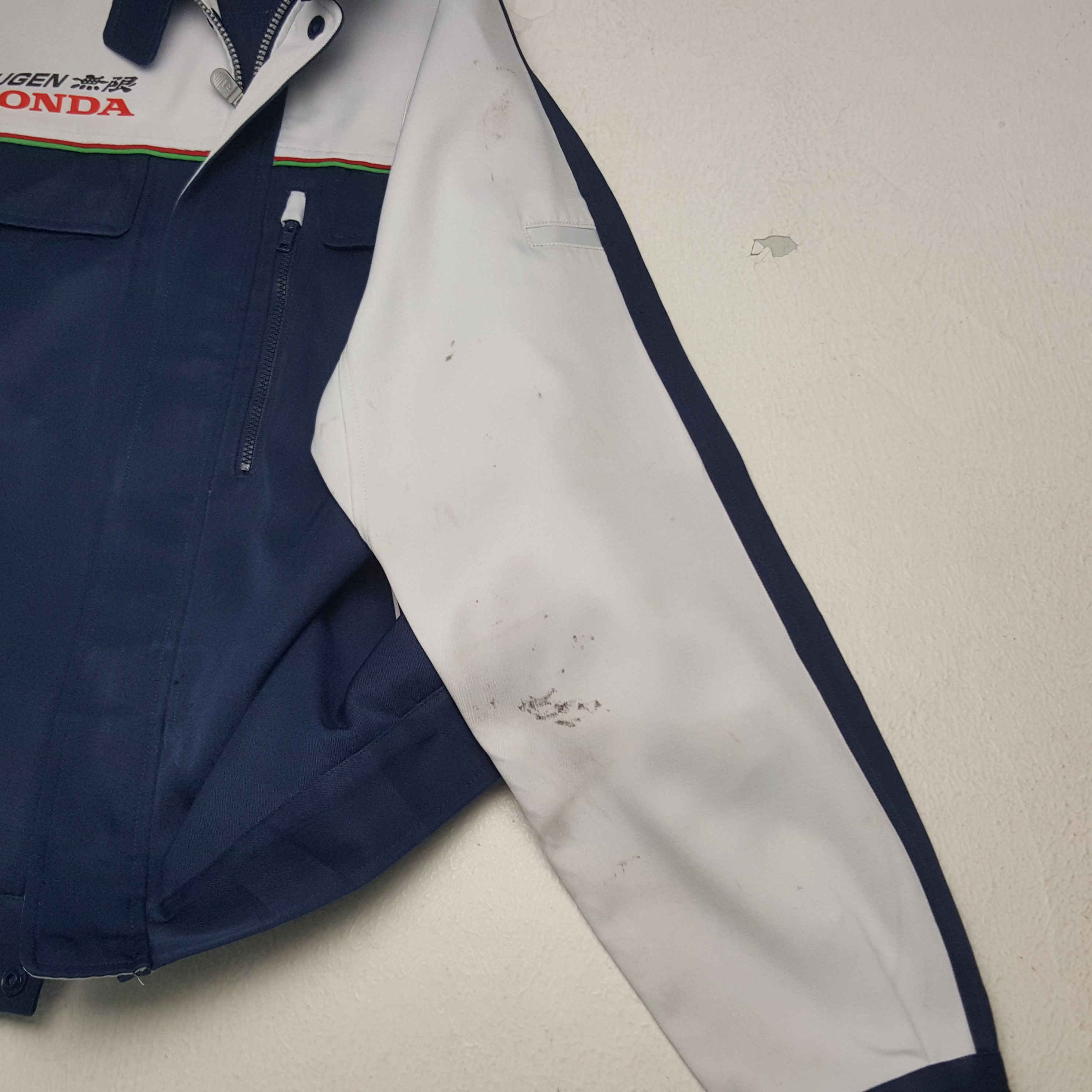 Honda × Vintage Vintage NGK X Mugen Honda Japanese Racing Custom Art Jacket Size US L / EU 52-54 / 3 - 9 Thumbnail