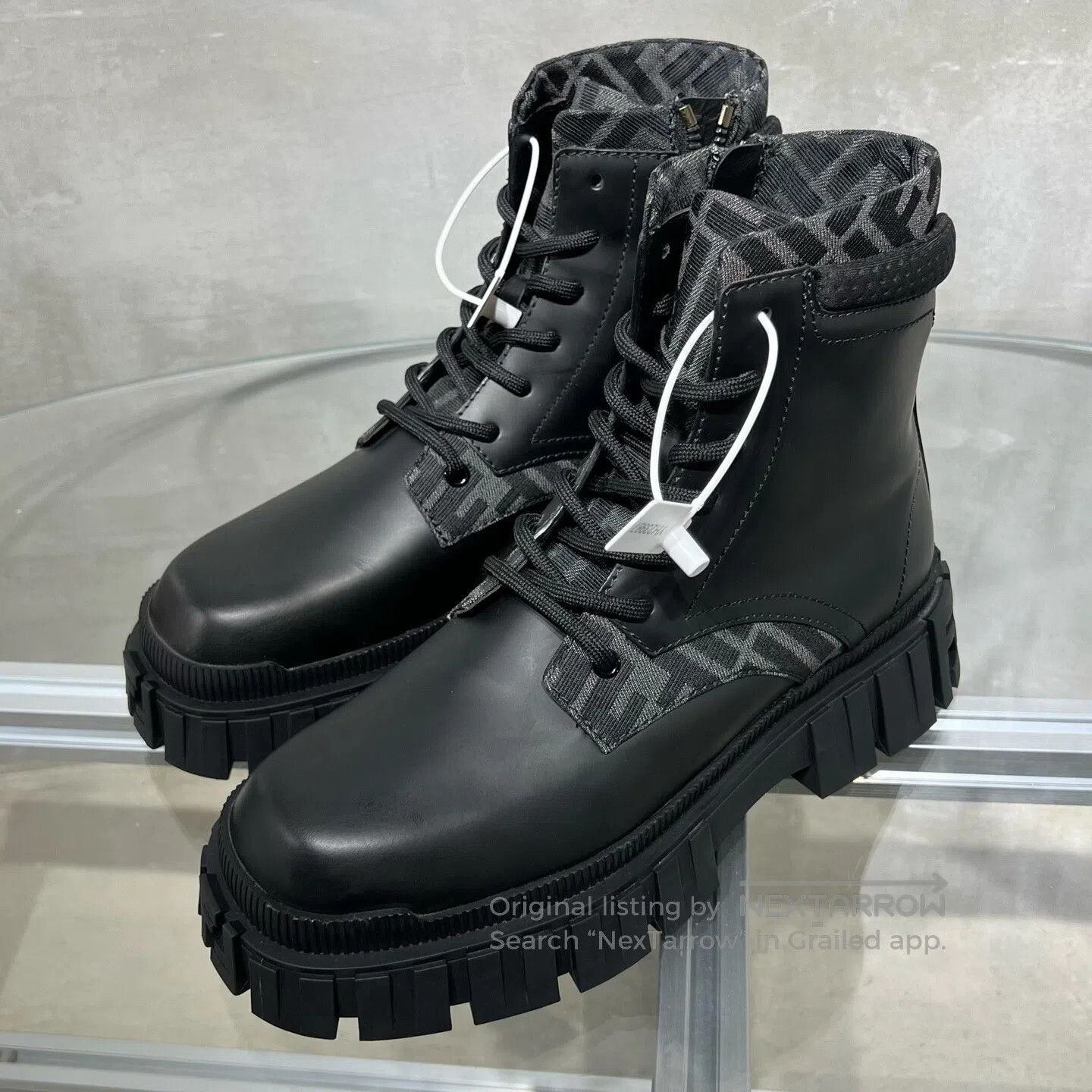 Fendi FENDI size40.5 Old-school logo double-F thick-soled Martin Size US 7.5 / EU 40-41 - 1 Thumbnail
