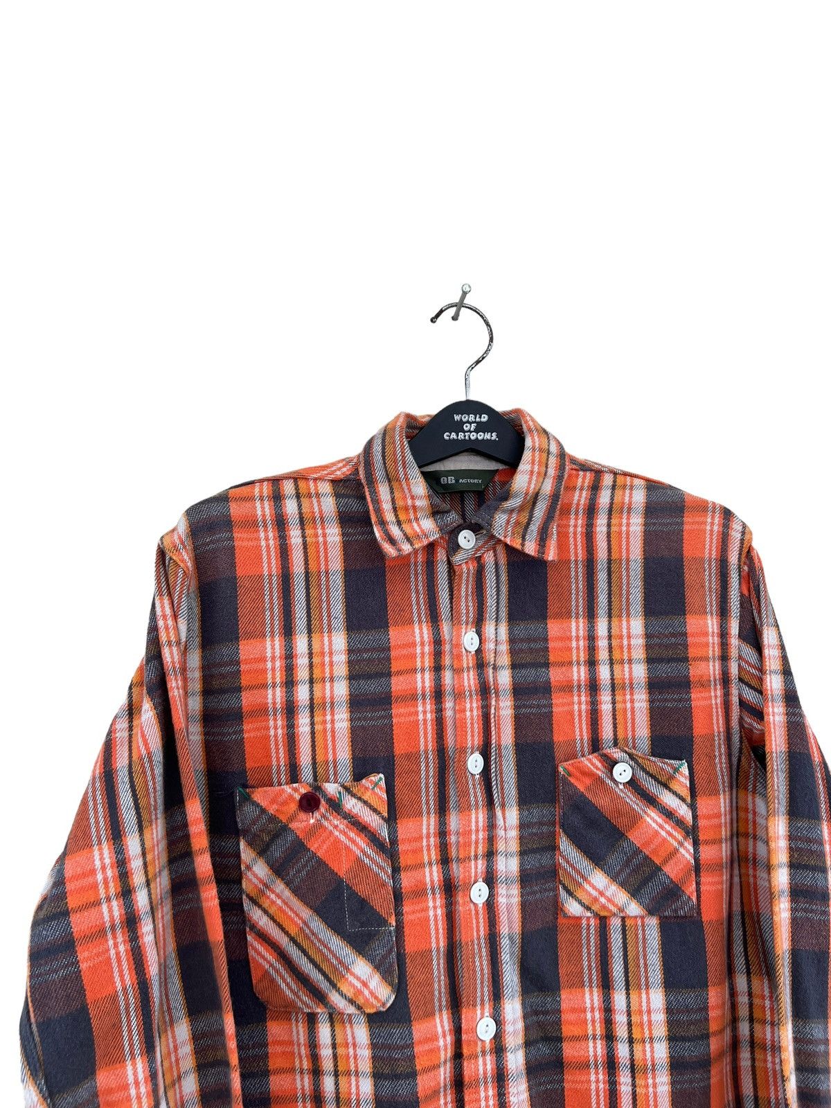 Flannel Fob Factory Japan Selvedge Gusset Check Flannel Work Shirt Size US M / EU 48-50 / 2 - 7 Thumbnail