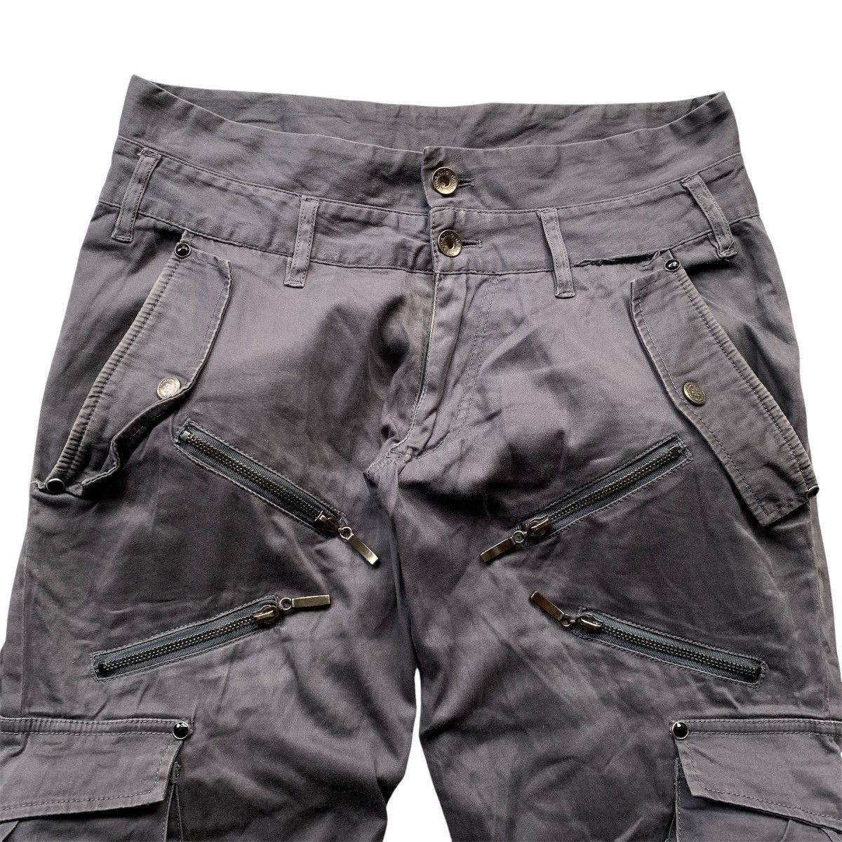 14th Addiction Semanticdesign Bondage Flare Ifsix LGB GOA Cargo Pants Size US 29 - 4 Thumbnail