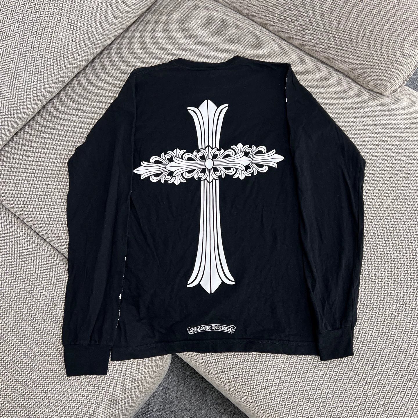 Chrome Hearts chrome hearts black long sleeve shirt Size US S / EU 44-46 / 1 - 1 Thumbnail