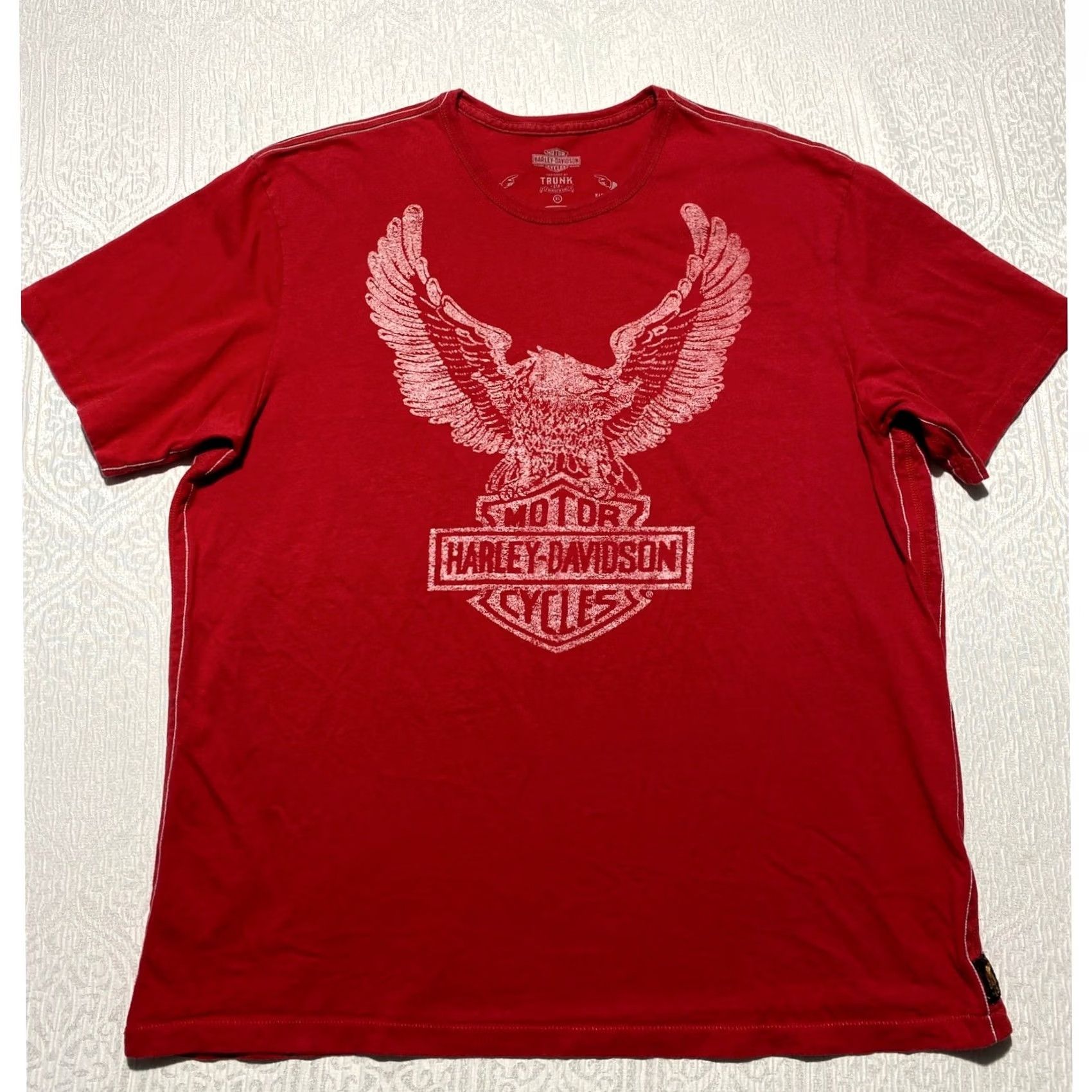 Harley Davidson Harley-Davidson Trunk Ltd Red Eagle Graphic T-Shirt XL Limited Edition 2009 Size US XL / EU 56 / 4 - 2 Thumbnail