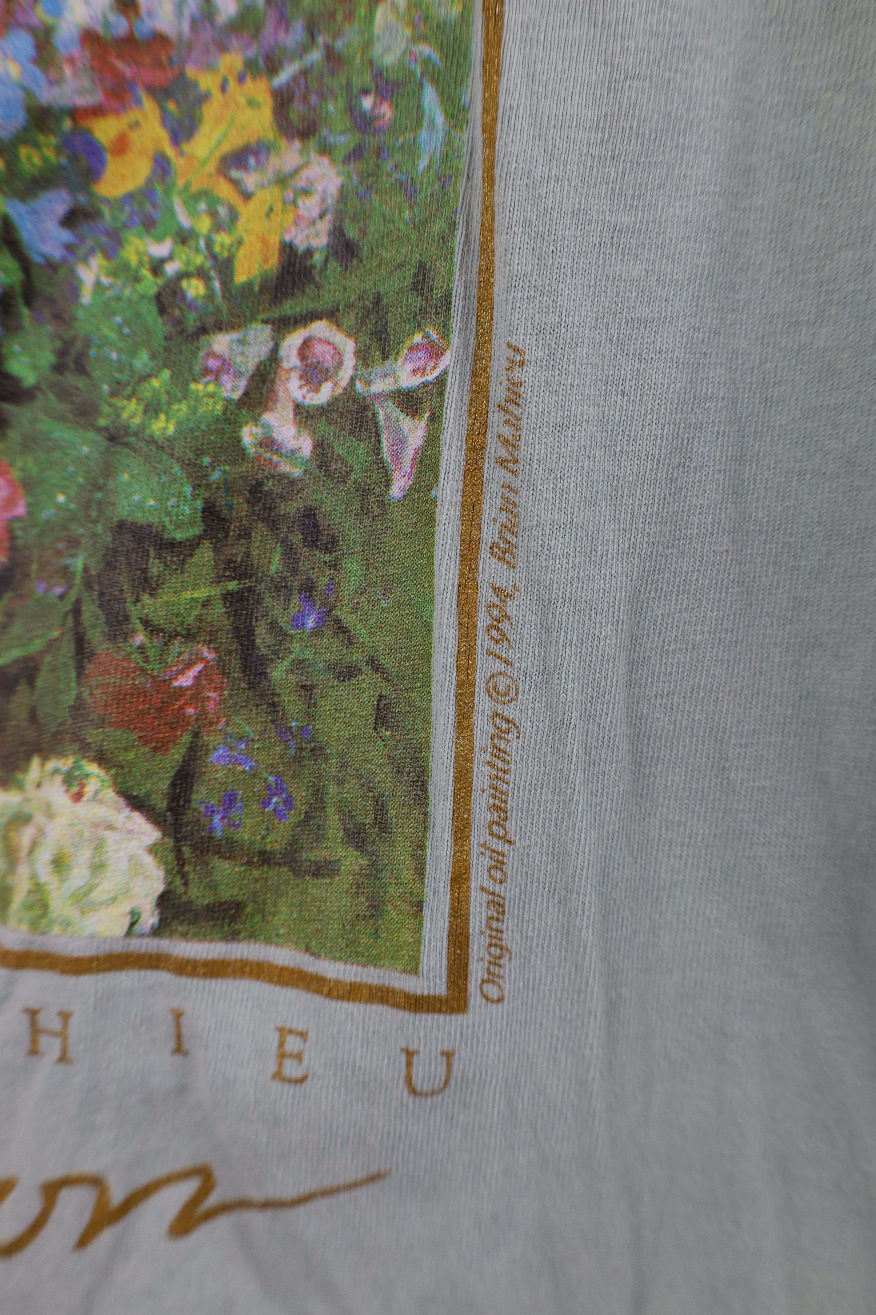 Vintage Vintage 90s Streetwear Cottage Garden Bouquet Flower T-Shirt Size L / US 10 / IT 46 - 8 Thumbnail