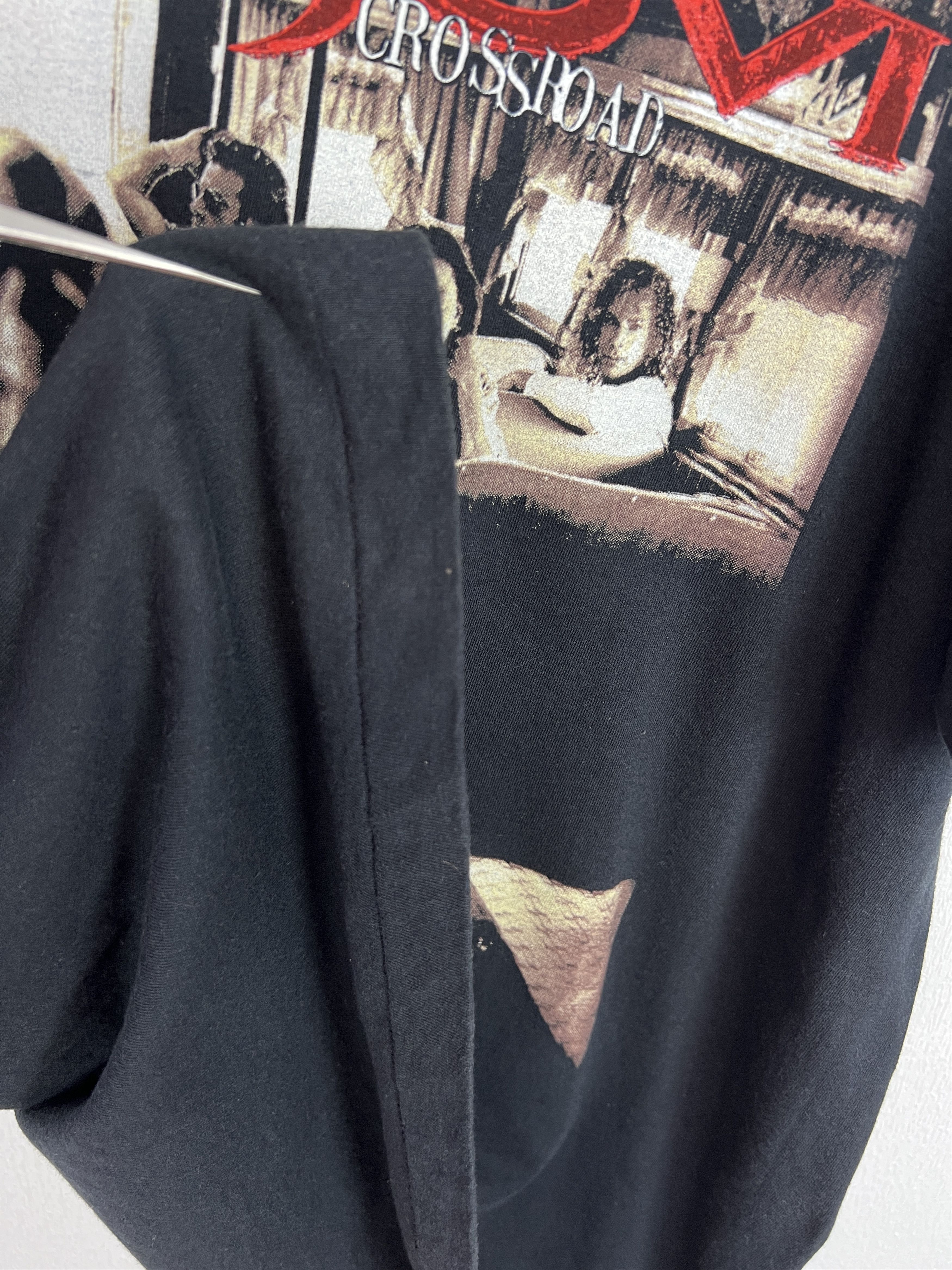 Vintage Vintage 90's Bon Jovi Cross Road European Shirt Tee Hype Size US XL / EU 56 / 4 - 9 Thumbnail