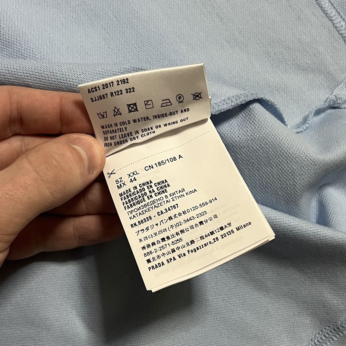 Prada PRADA RED TAB POLO TEE Size US XXL / EU 58 / 5 - 10 Thumbnail