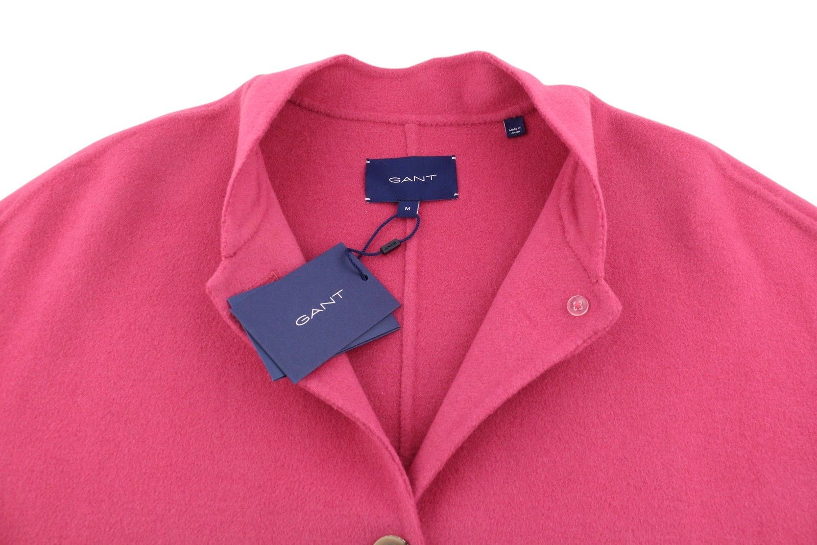 Gant HANDSTITCHED VARSITY M Rapture Rose Wool Coat 87284 Size M / US 6-8 / IT 42-44 - 5 Thumbnail
