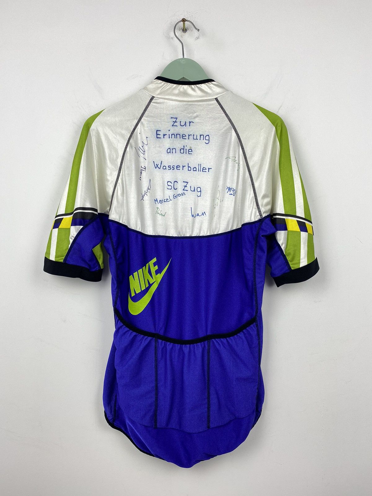 Nike Vintage 90s Nike SC Zug Cycling Jersey Colnago Rapha Size US L / EU 52-54 / 3 - 9 Thumbnail