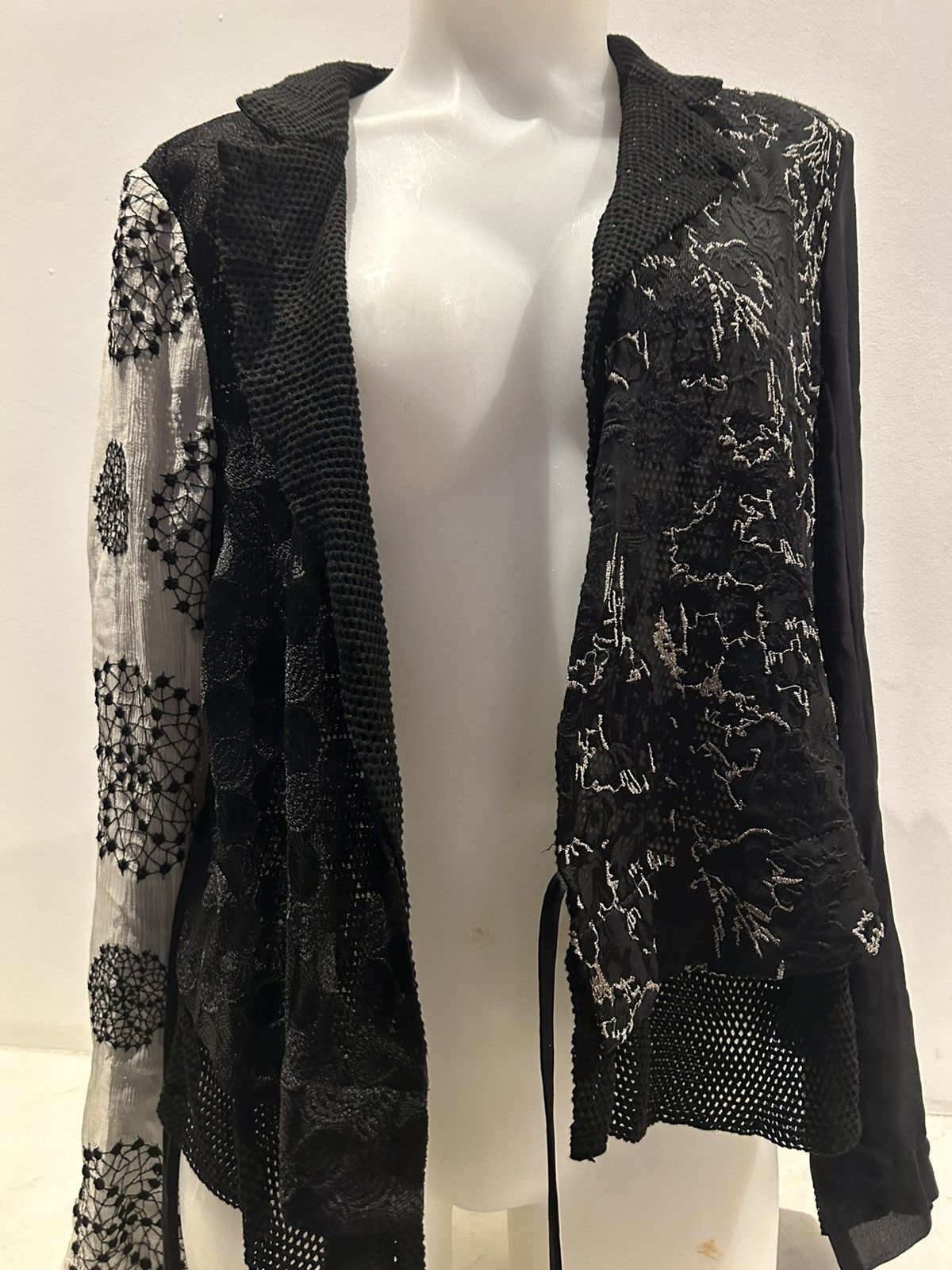 Ann Demeulemeester Stunning silk Ann demeulemeester wrap top/jacket Size S / US 4 / IT 40 - 16 Thumbnail