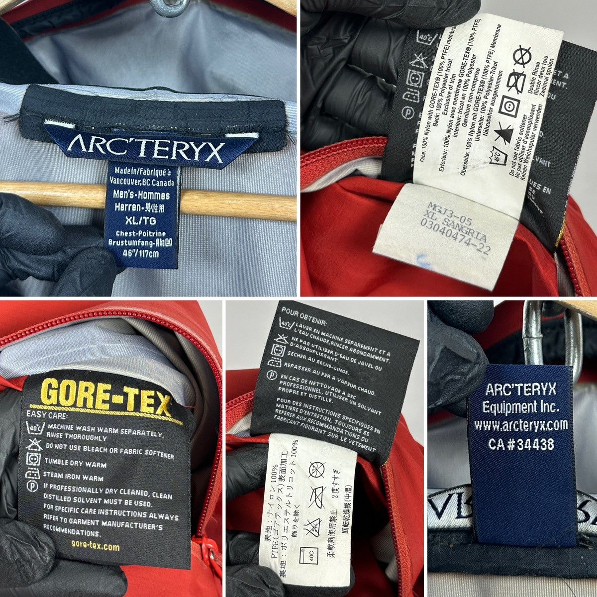 Arc'teryx 00s Vintage Arcteryx Alpha SV Gore Tex XCR Sangaria Jacket Size US XL / EU 56 / 4 - 23 Thumbnail