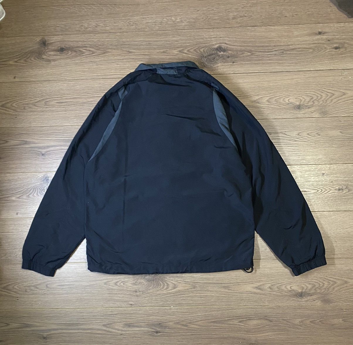 Nike × Vintage Vintage Nike Nylon Drill Light Jacket Black Size M Size US M / EU 48-50 / 2 - 11 Thumbnail