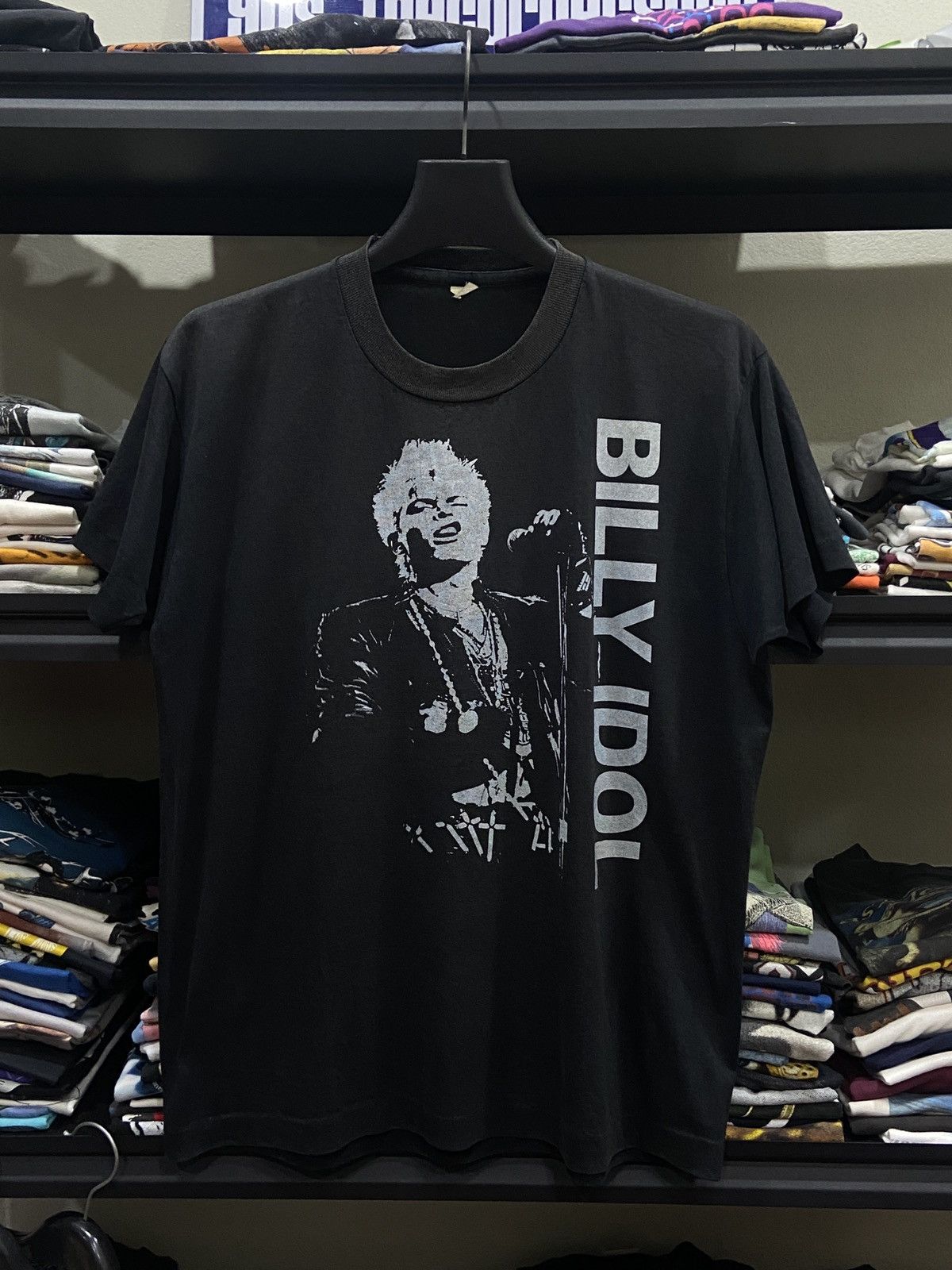 🔥Vintage 80s BILLY IDOL Punk Rock TShirt🔥🔥
