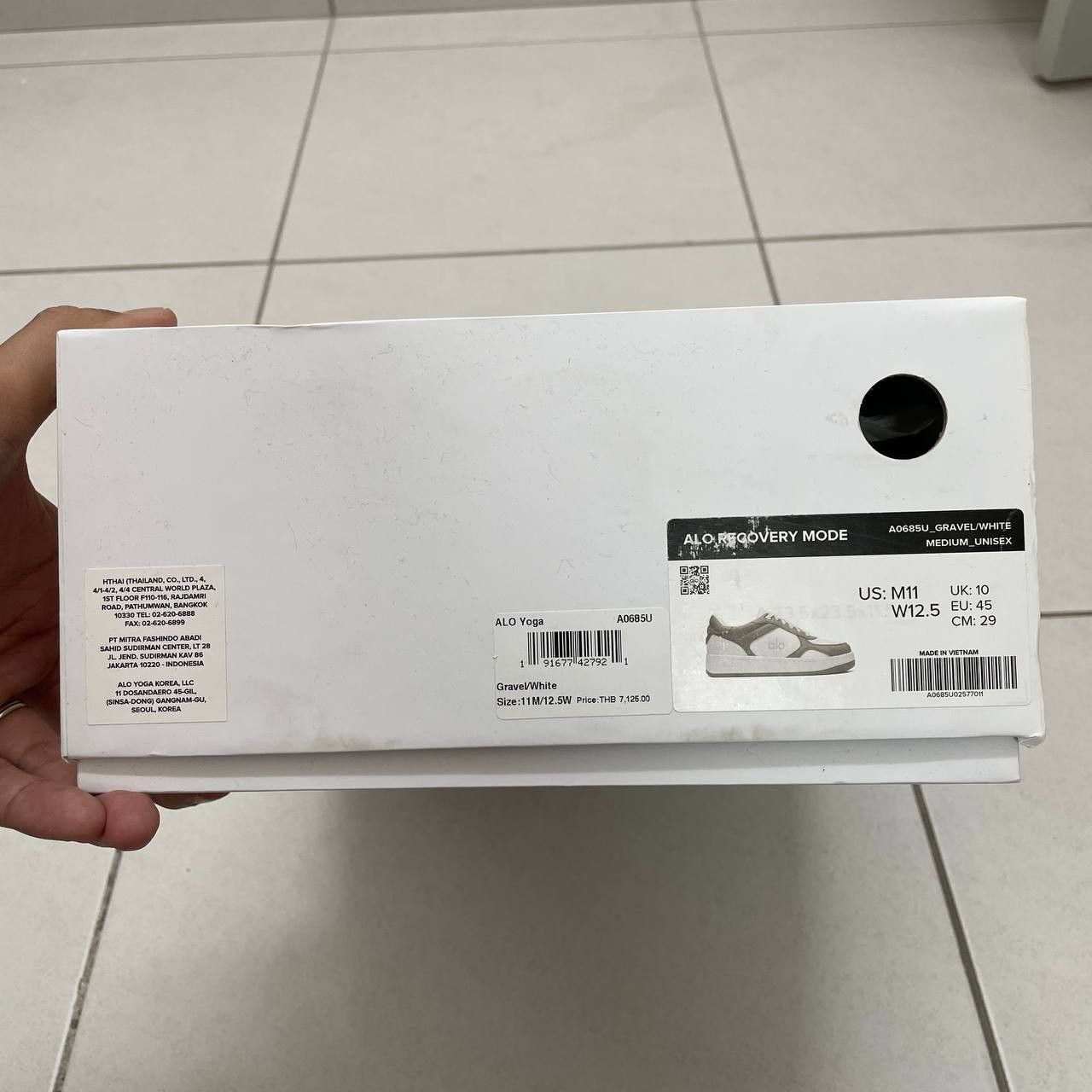 Alo [11US] ALO YOGA SNEAKERS RECOVERY MODE GRAVEL WHITE Size US 11 / EU 44 - 3 Thumbnail