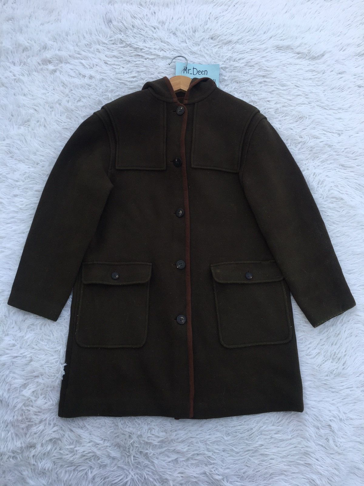 Issey Miyake Rare Vintage Mademoiselle NON NON Wool Long Coat Size US M / EU 48-50 / 2 - 1 Thumbnail