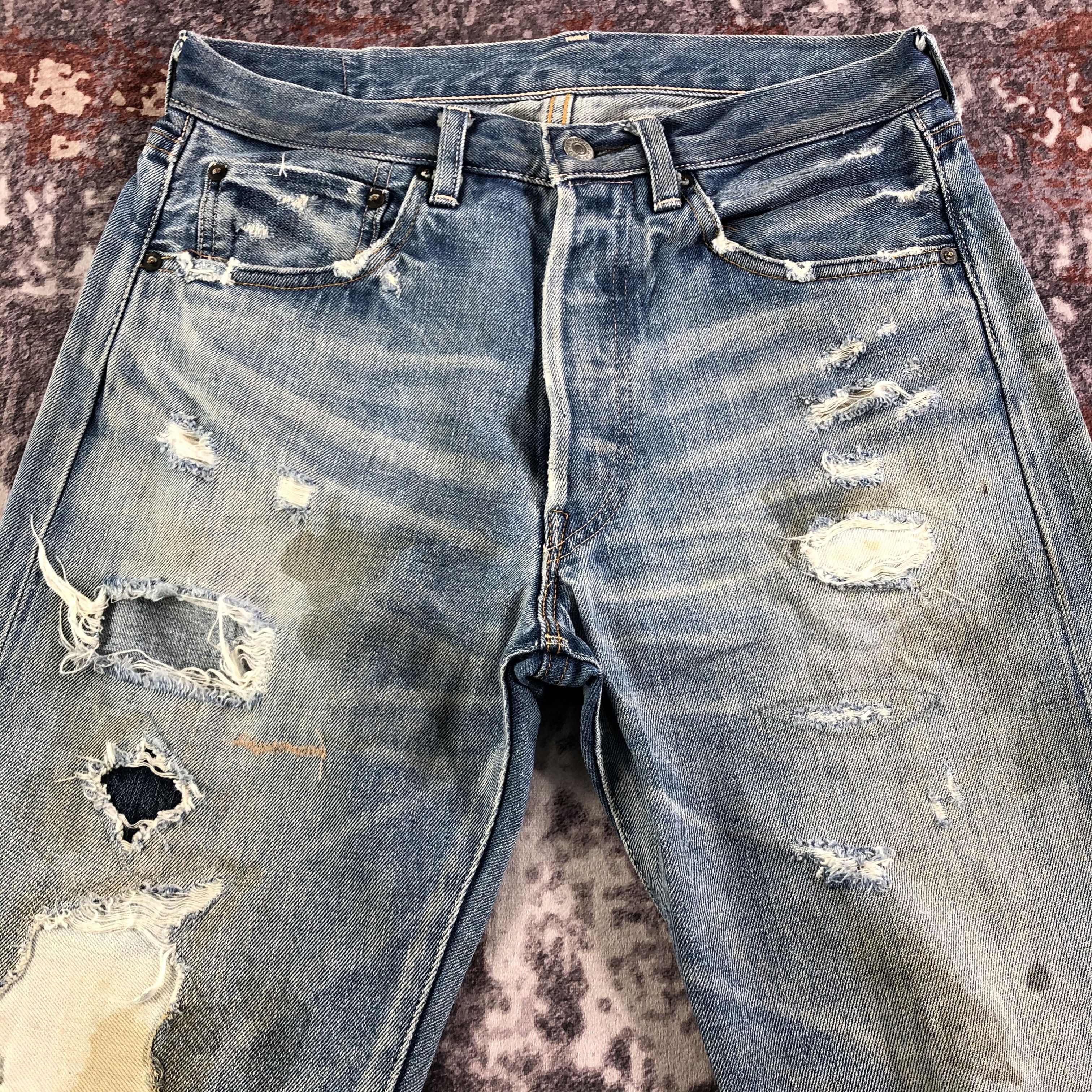 Levi's × Levi's Vintage Clothing × Vintage Vintage Big E Levis 501 Redline Jeans Pants-JM3192 Size US 31 - 3 Thumbnail