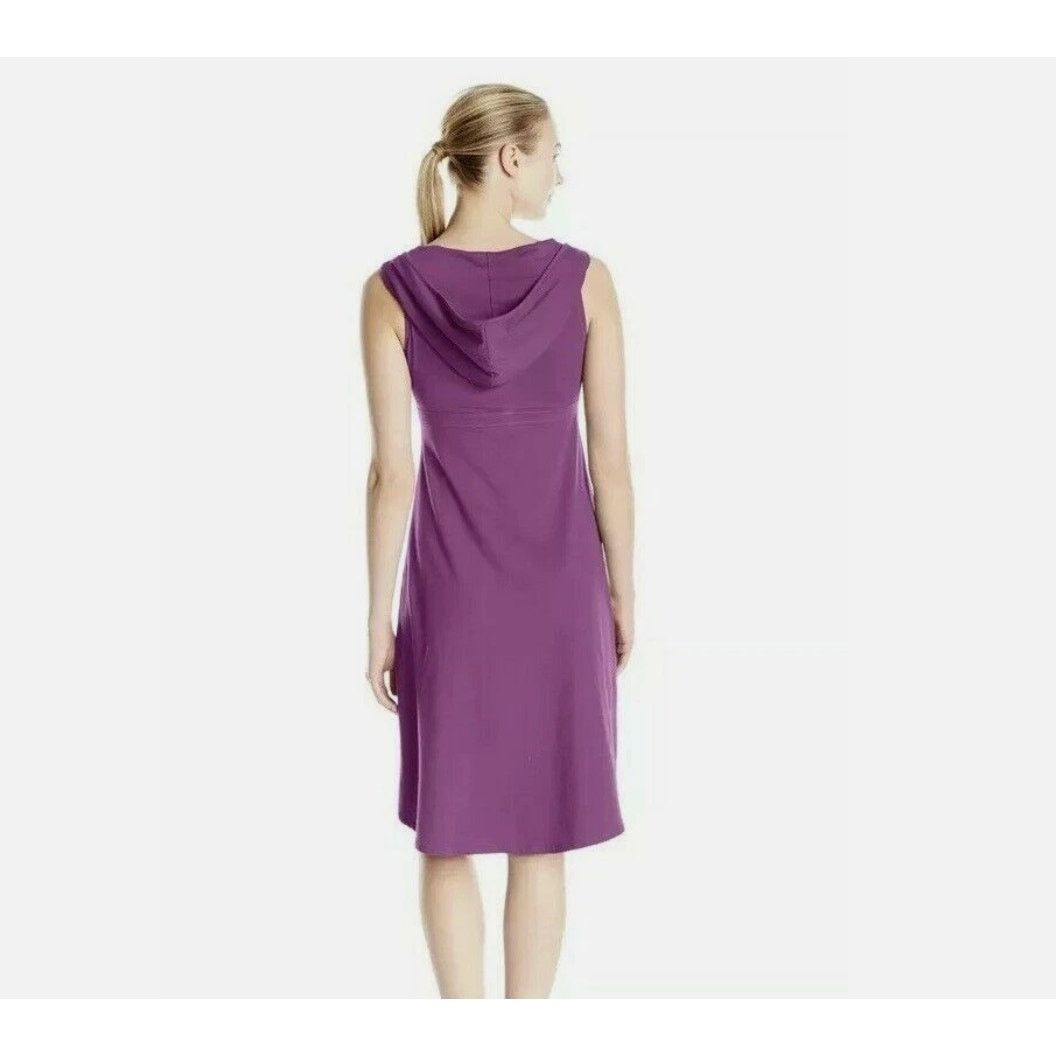 Prana prAna Women's Alana Dress Purple Hooded Sleeveless Athletic Size S / US 4 / IT 40 - 2 Thumbnail