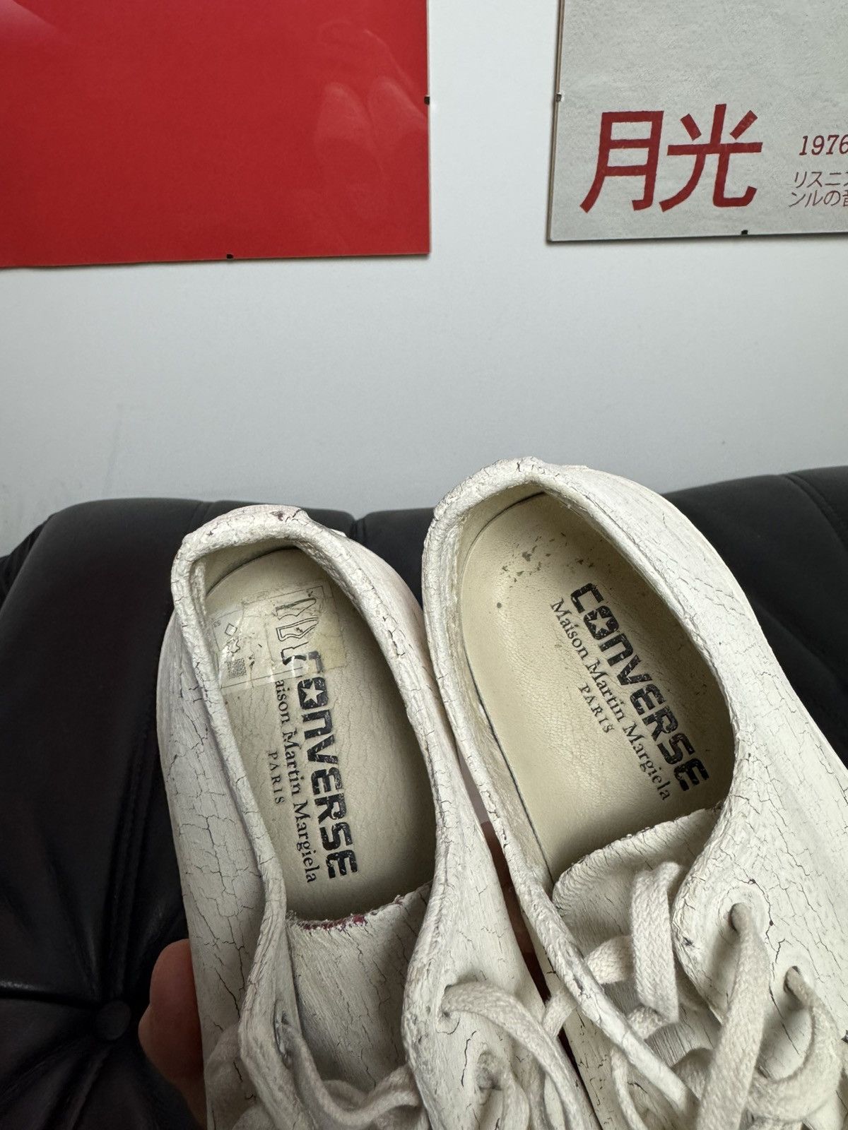 Converse × Maison Margiela Maison Margiela Converse Jack Purcell Painted Designer Rare Size US 5 / EU 37 - 4 Thumbnail