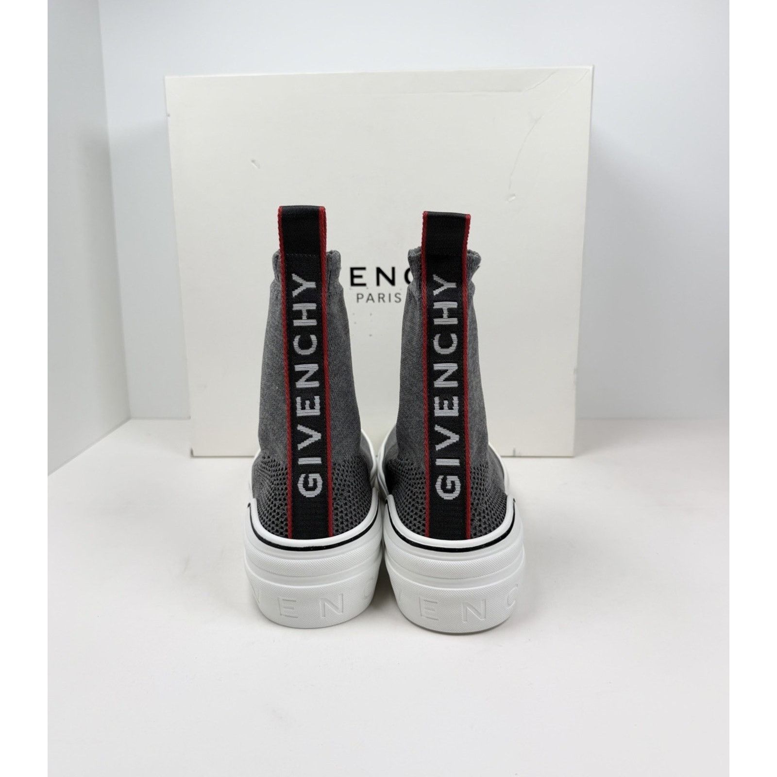 Givenchy Size 41EU/8US - Givenchy Grey Knit Fabric High NEW Size US 8 / EU 41 - 4 Thumbnail