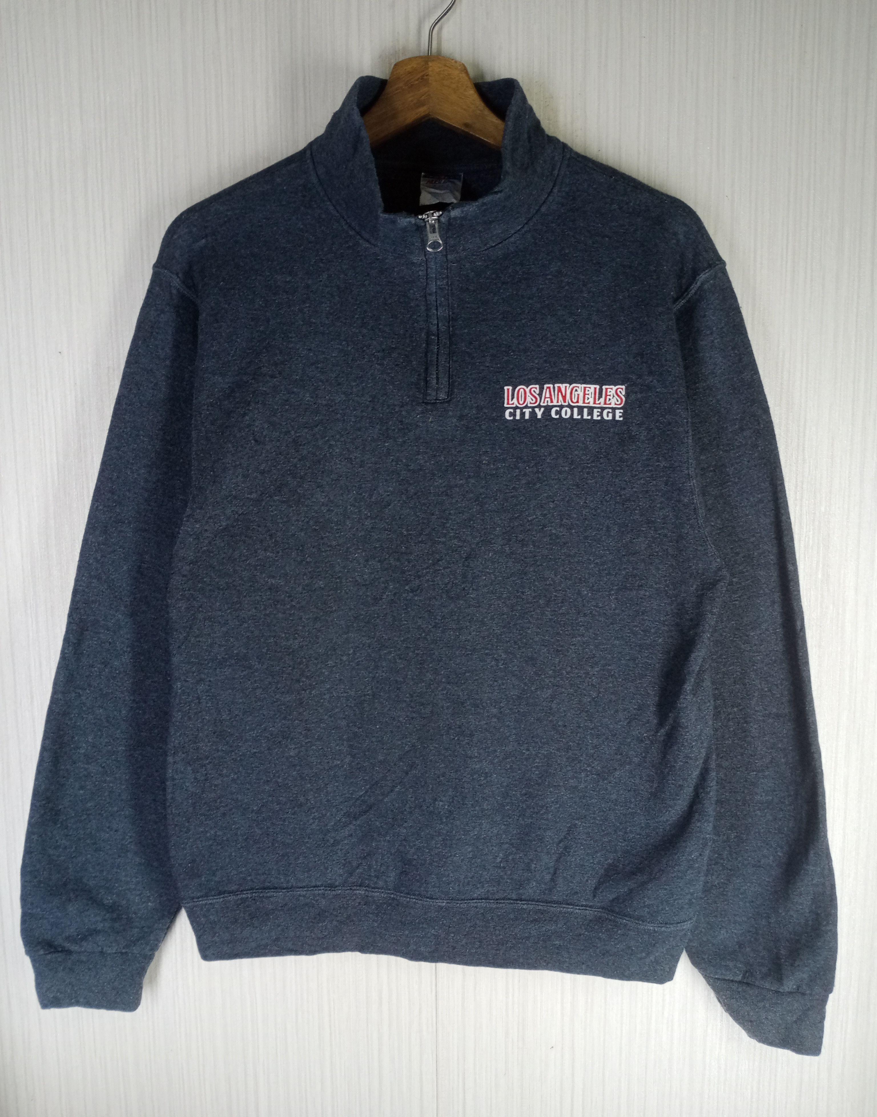 Other Rare Vintage 90s Los Angeles City College Half Zipper Size US S / EU 44-46 / 1 - 2 Thumbnail