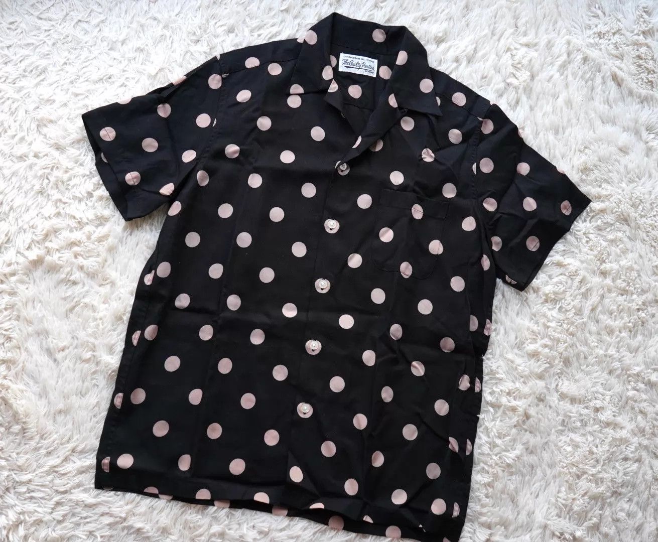Wacko Maria WACKO MARIA HAWAIIAN S/S SHIRT PINK POLKA DOT TYPE10 Size US L / EU 52-54 / 3 - 1 Thumbnail