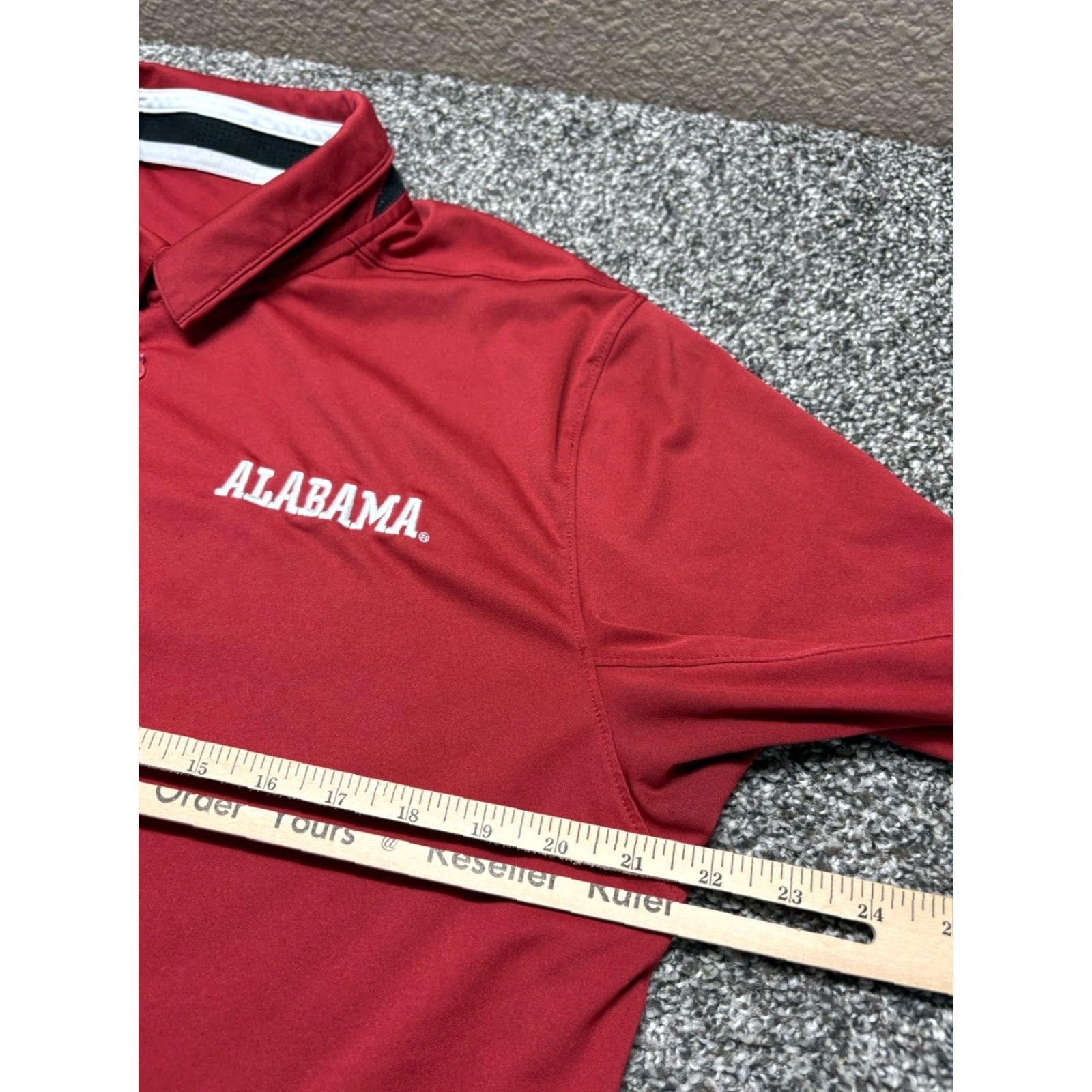 Nike Nike Alabama Crimson Tide Polo Shirt Mens Large Red Golf Performance Size US L / EU 52-54 / 3 - 7 Thumbnail