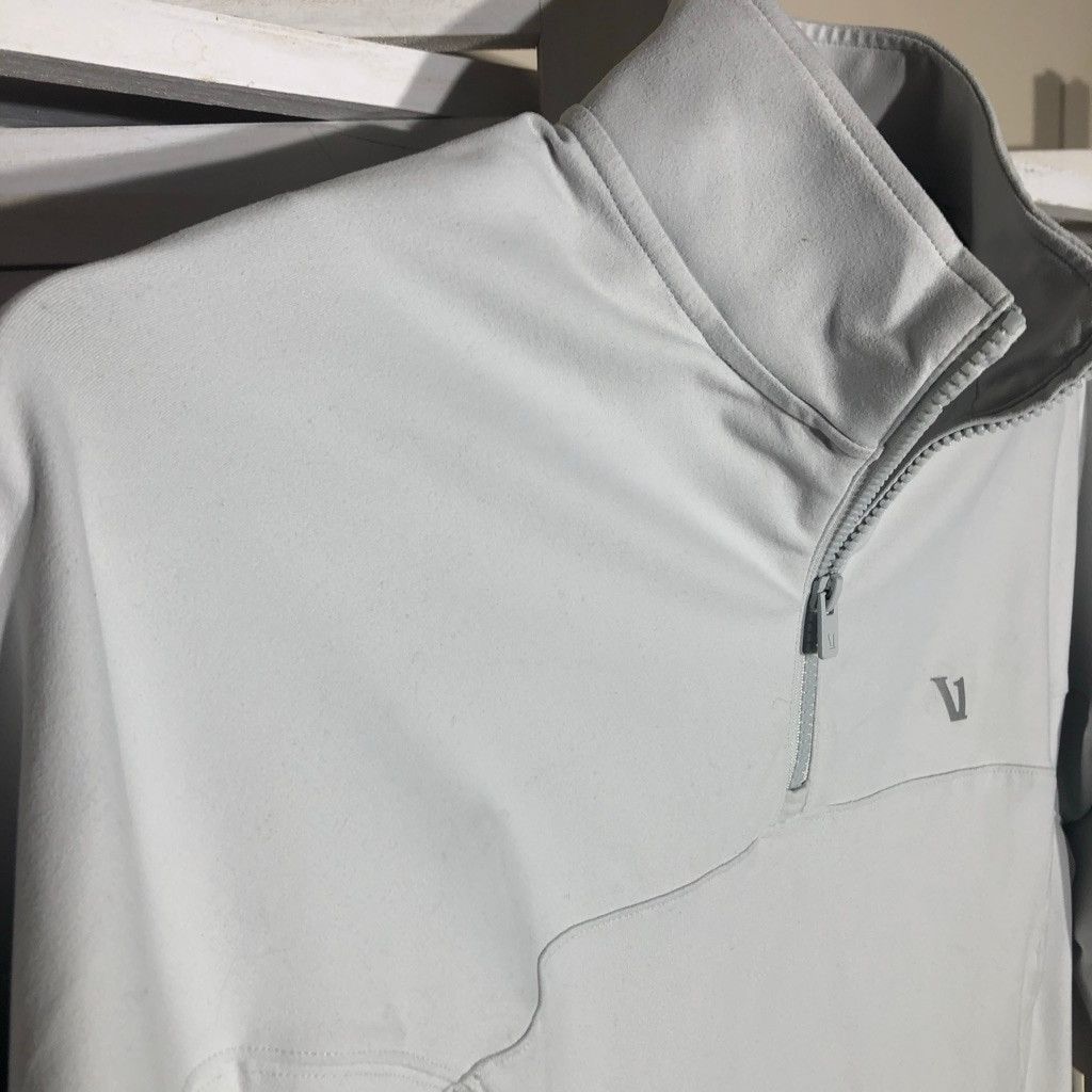 Vuori NWT Vuori Sweatshirt Quarter Zip mock neck Light Gray S Size US S / EU 44-46 / 1 - 13 Thumbnail