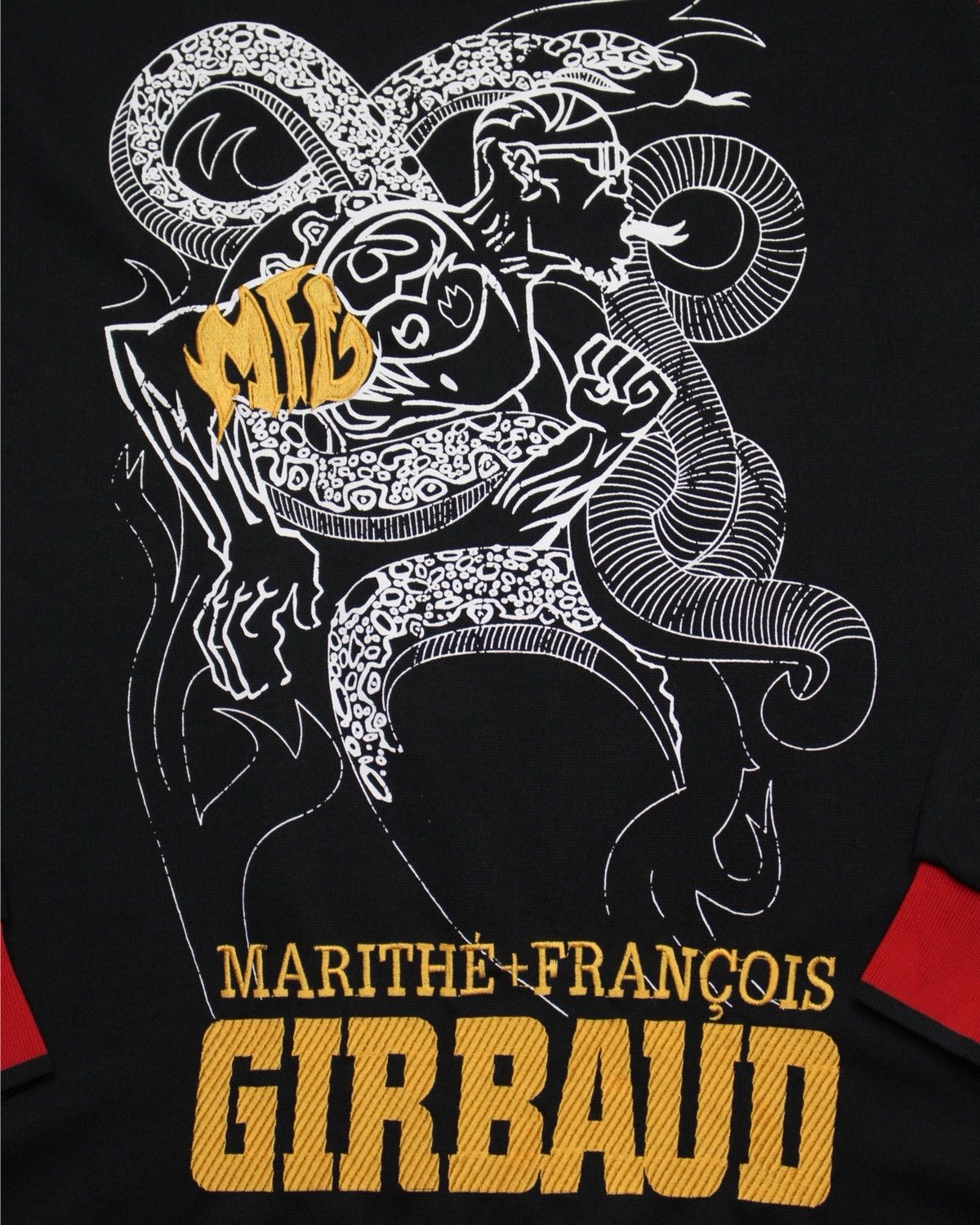 CLOSED × Marithe + Francois Girbaud FW2004 MARITHÉ + FRANÇOIS GIRBAUD DRAGON WARRIOR SWEATSHIRT Size US L / EU 52-54 / 3 - 6 Thumbnail
